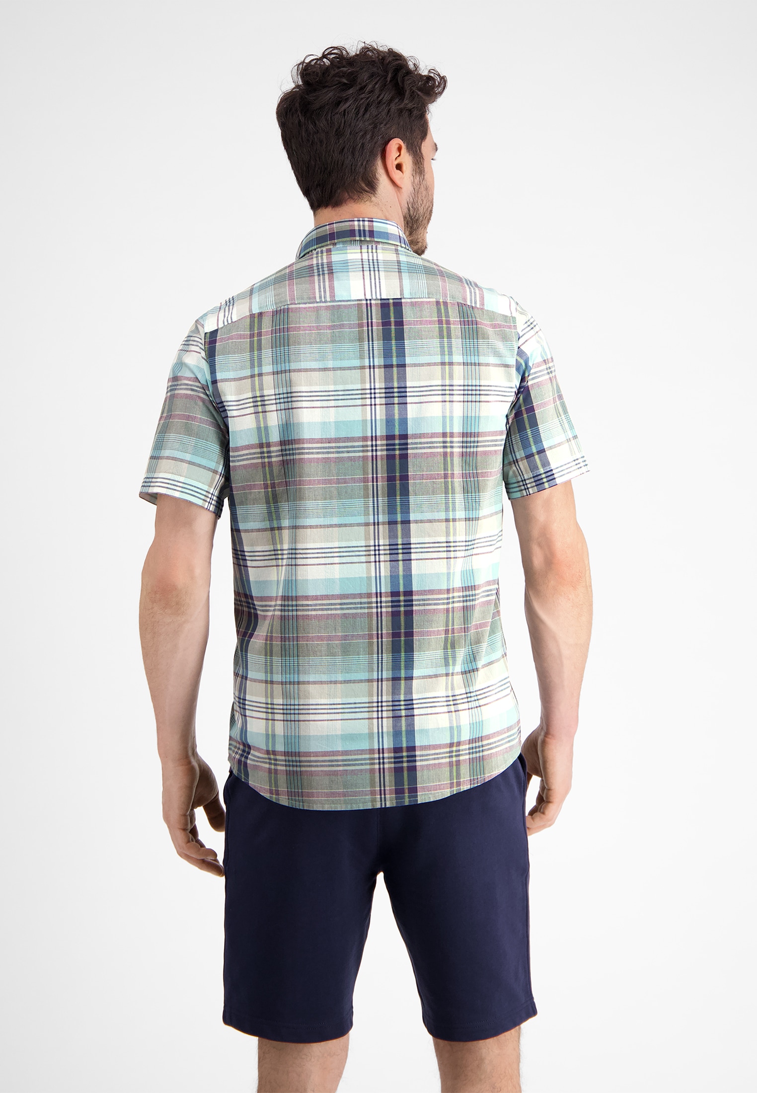 LERROS Kurzarmhemd »Halbarmhemd, kariert«