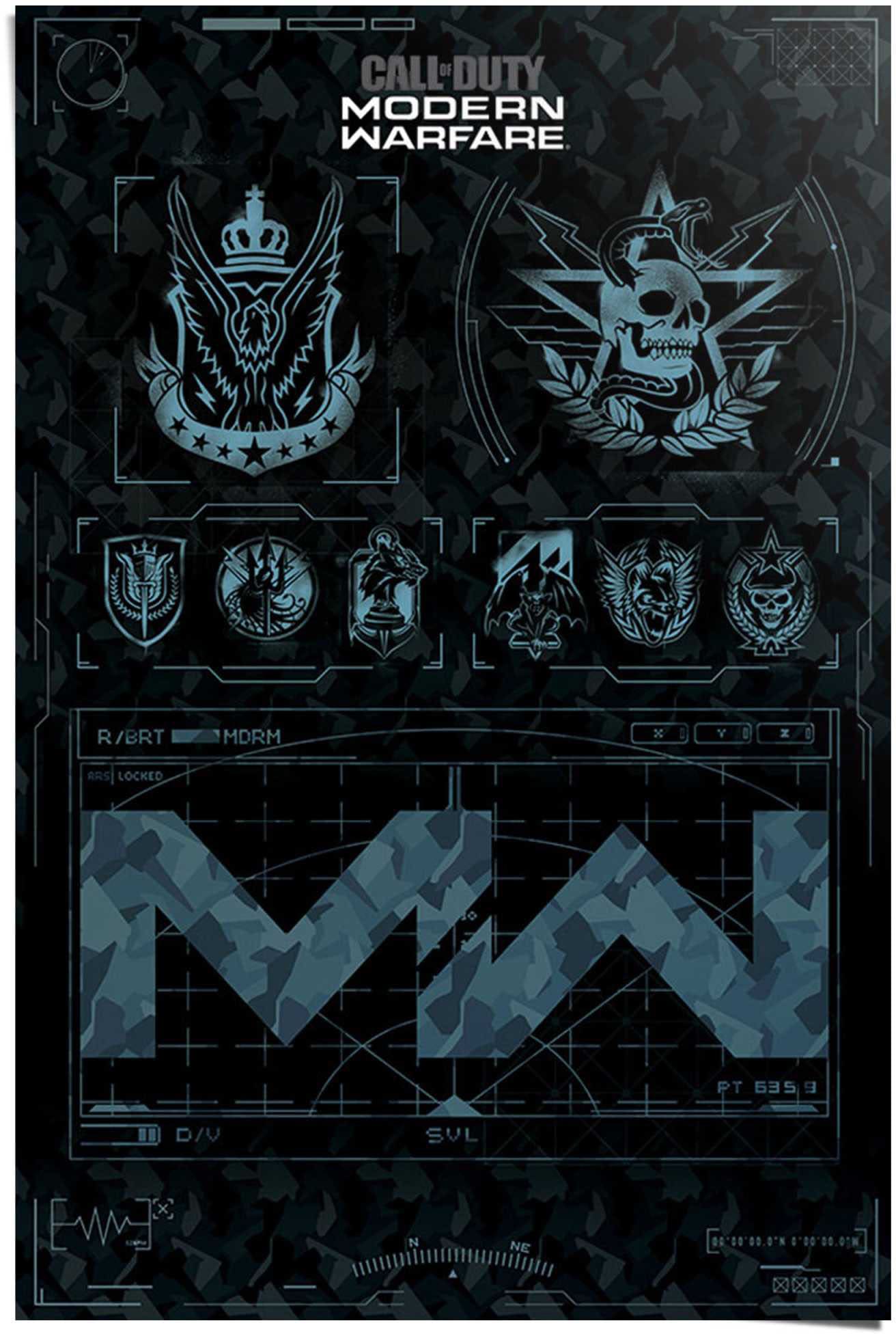 auf St.) kaufen Rechnung Warfare Modern »Call Game«, Reinders! Poster of (1 Duty