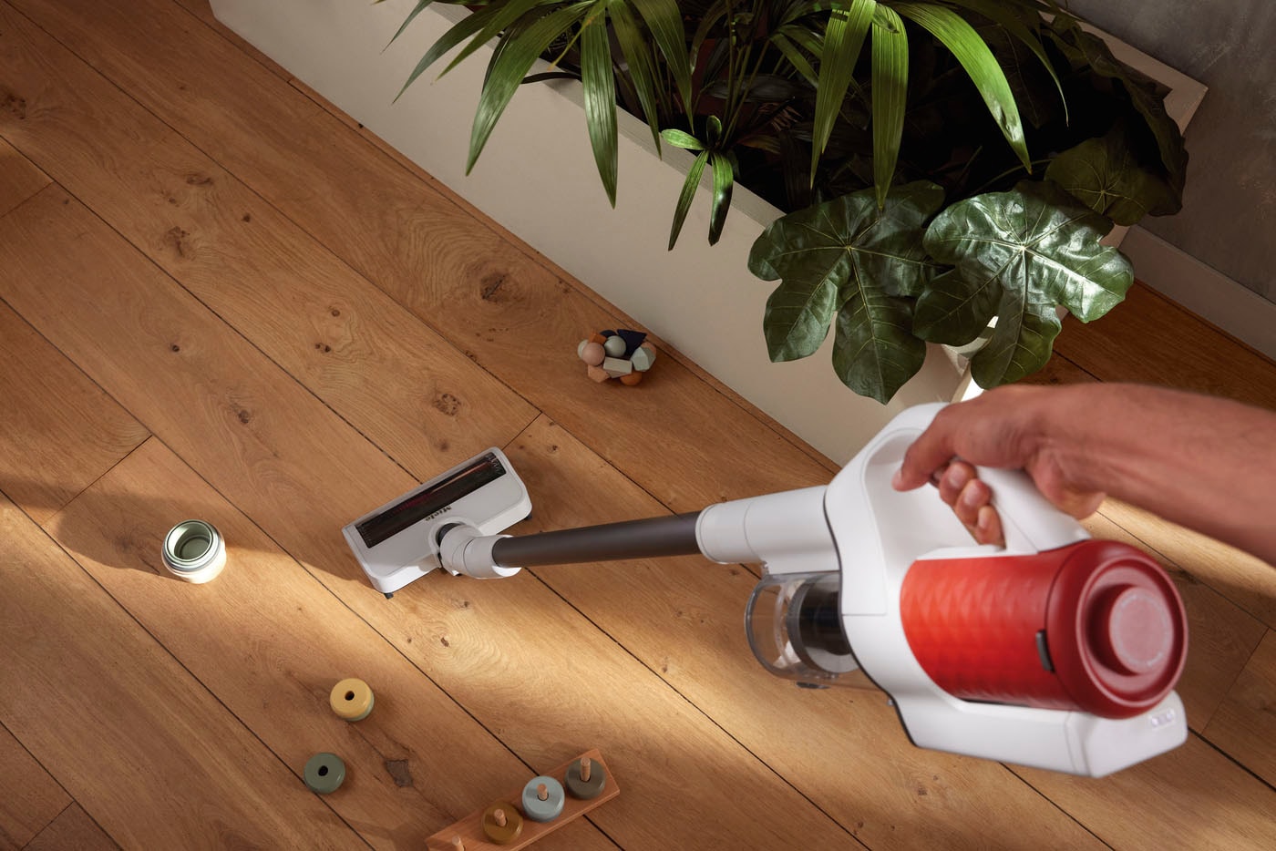 Miele Akku-Hand-und Stielstaubsauger »Duoflex HX1 Akku Staubsauger, 2in1-Funktion, 3,15 kg leicht,« Brilliantweiß Spacegrey Terrarot