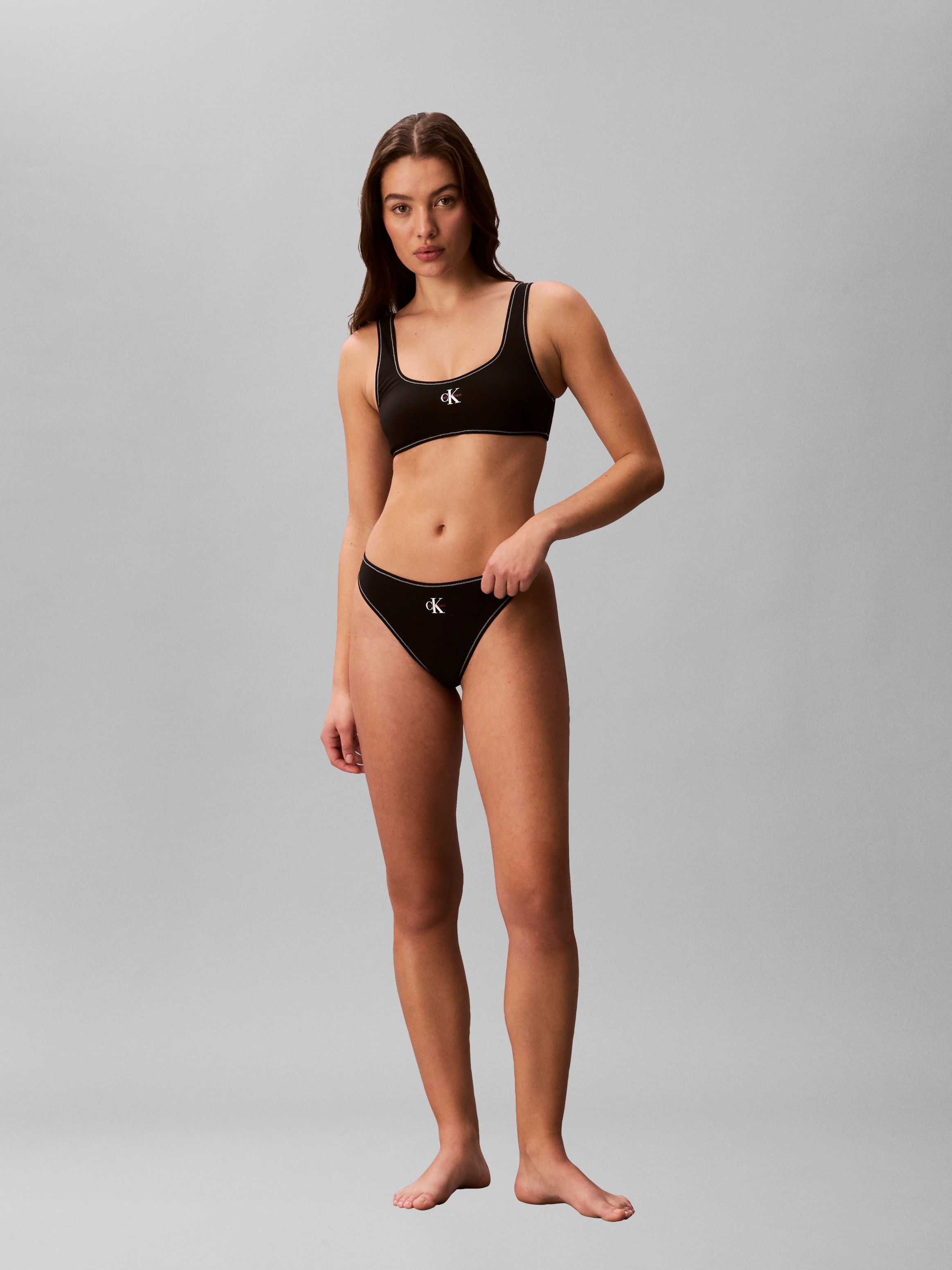 Calvin Klein Swimwear Bustier-Bikini-Top Körpernahe Passform
