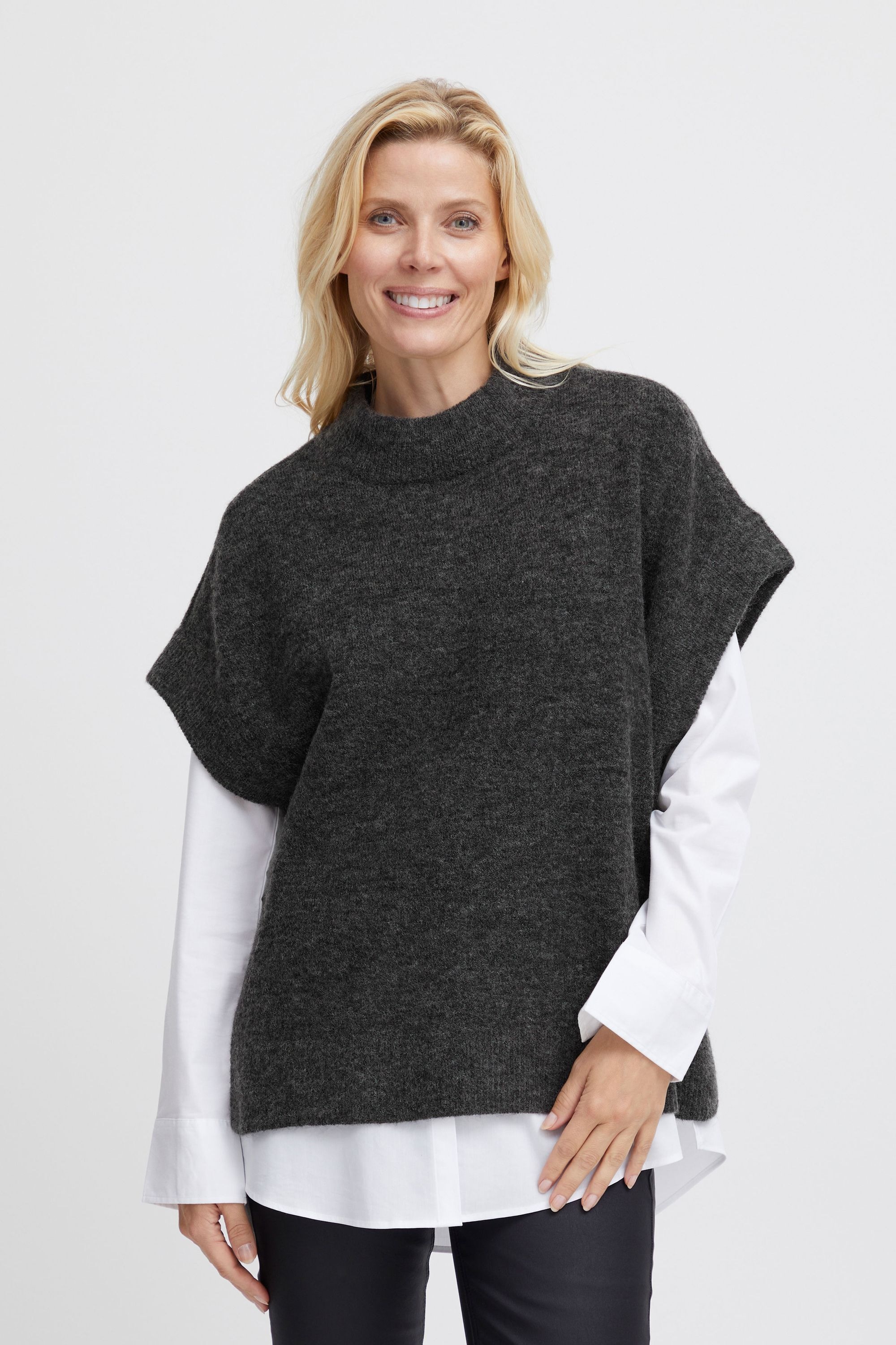fransa Strickjacke »Pullunder FRSANNY VE 1«