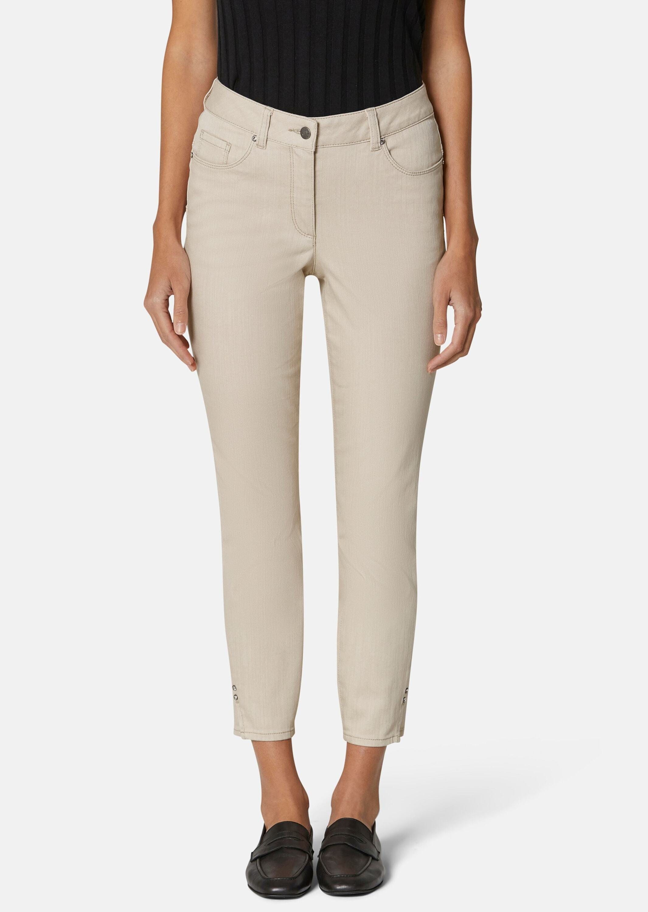 MADELEINE Regular-fit-Jeans »7/8 Jeans Schlanke 7/8-Jeans mit Strass-Dekoration«