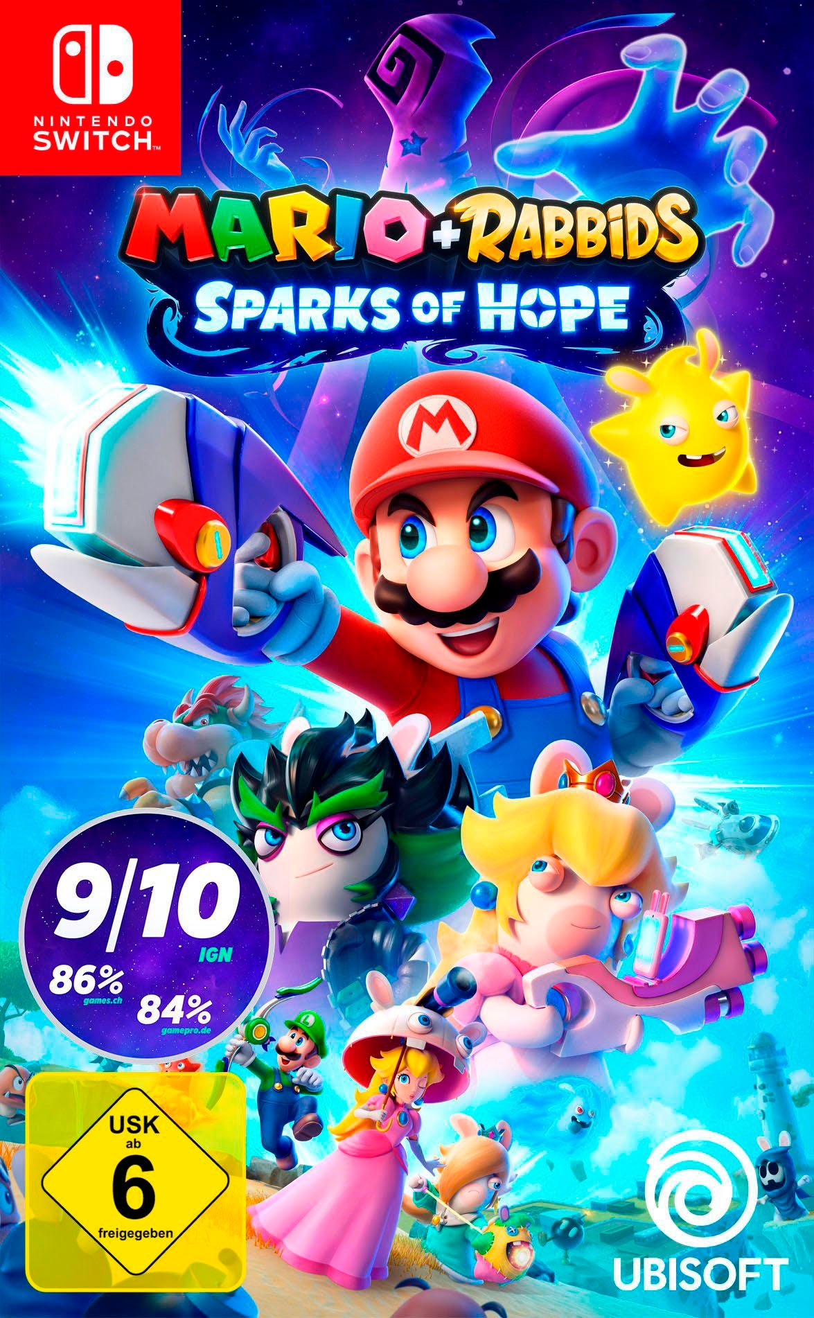 Nintendo Switch Konsolen-Set »OLED + Mario + Rabbids: Sparks of Hope«