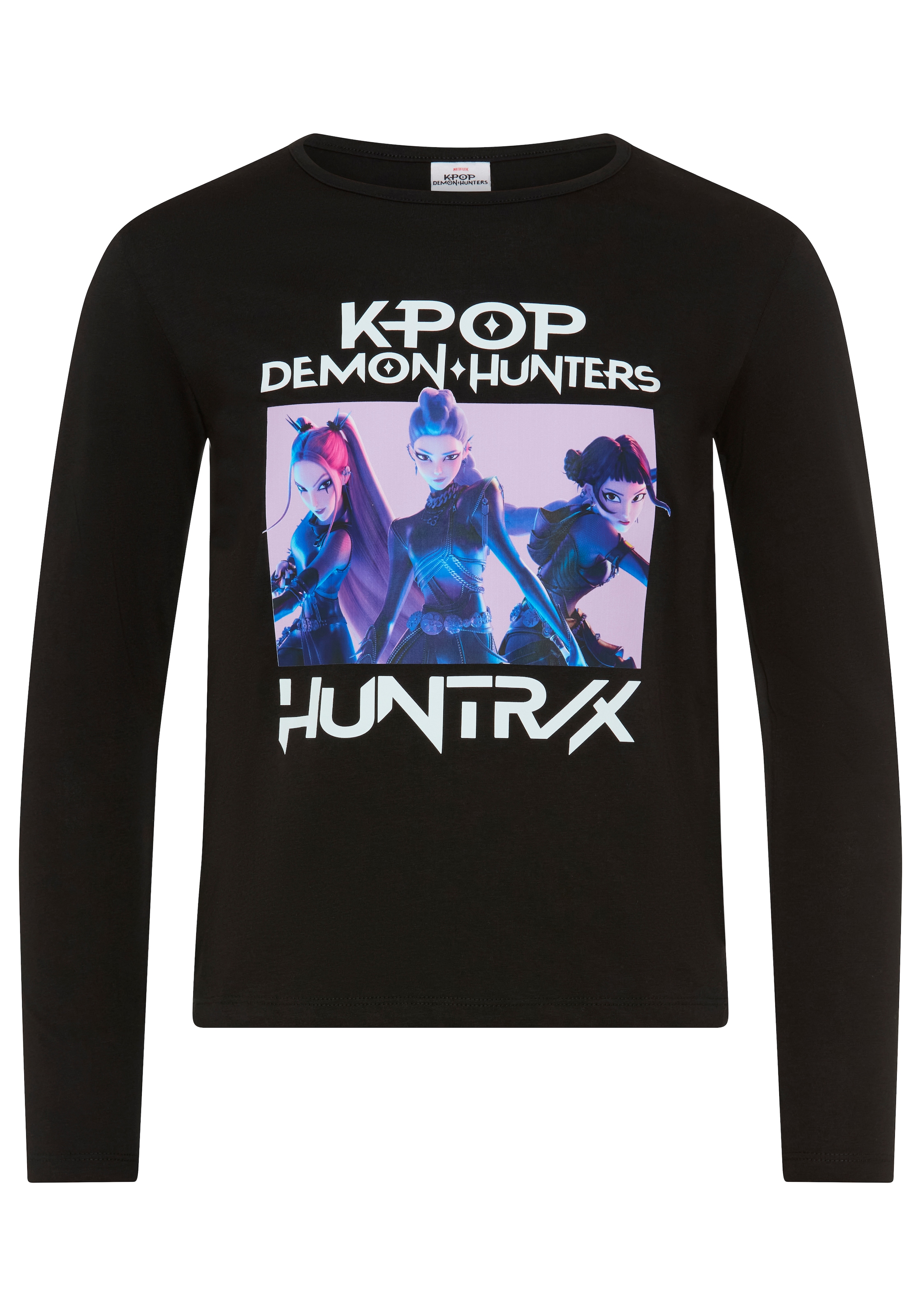 KIDSWORLD Langarmshirt »K-POP DEMON HUNTERS Shirt« hüftlang, mit Rundhalsausschnitt, Basic Passform