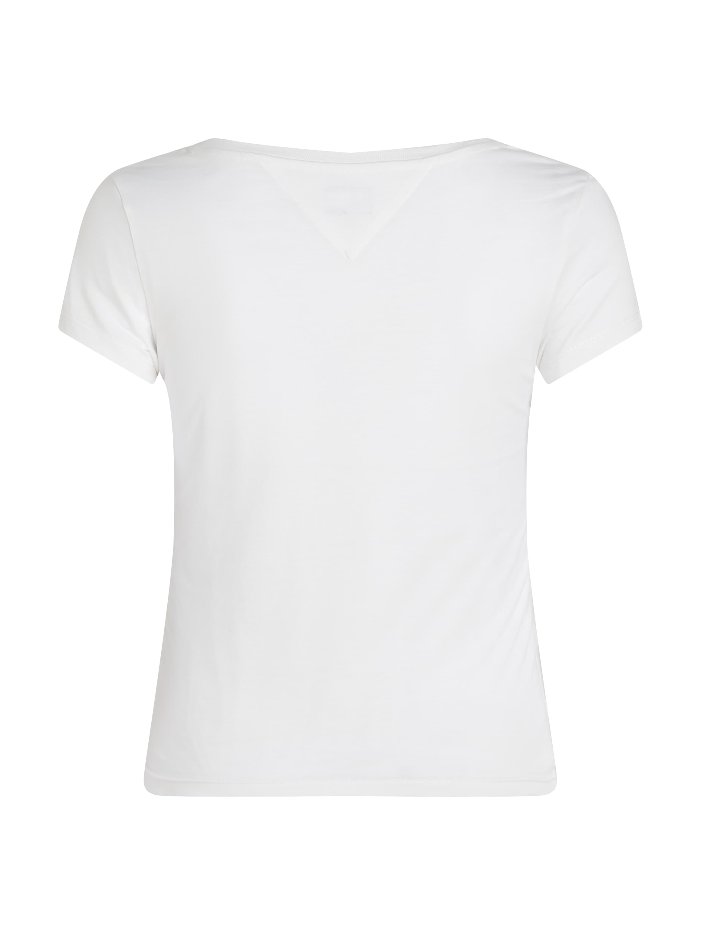 Tommy Jeans T-Shirt »TJW 2PACK V-NECK TEE«, (Packung, 2 tlg., 2-er Pack), mit Logostickerei
