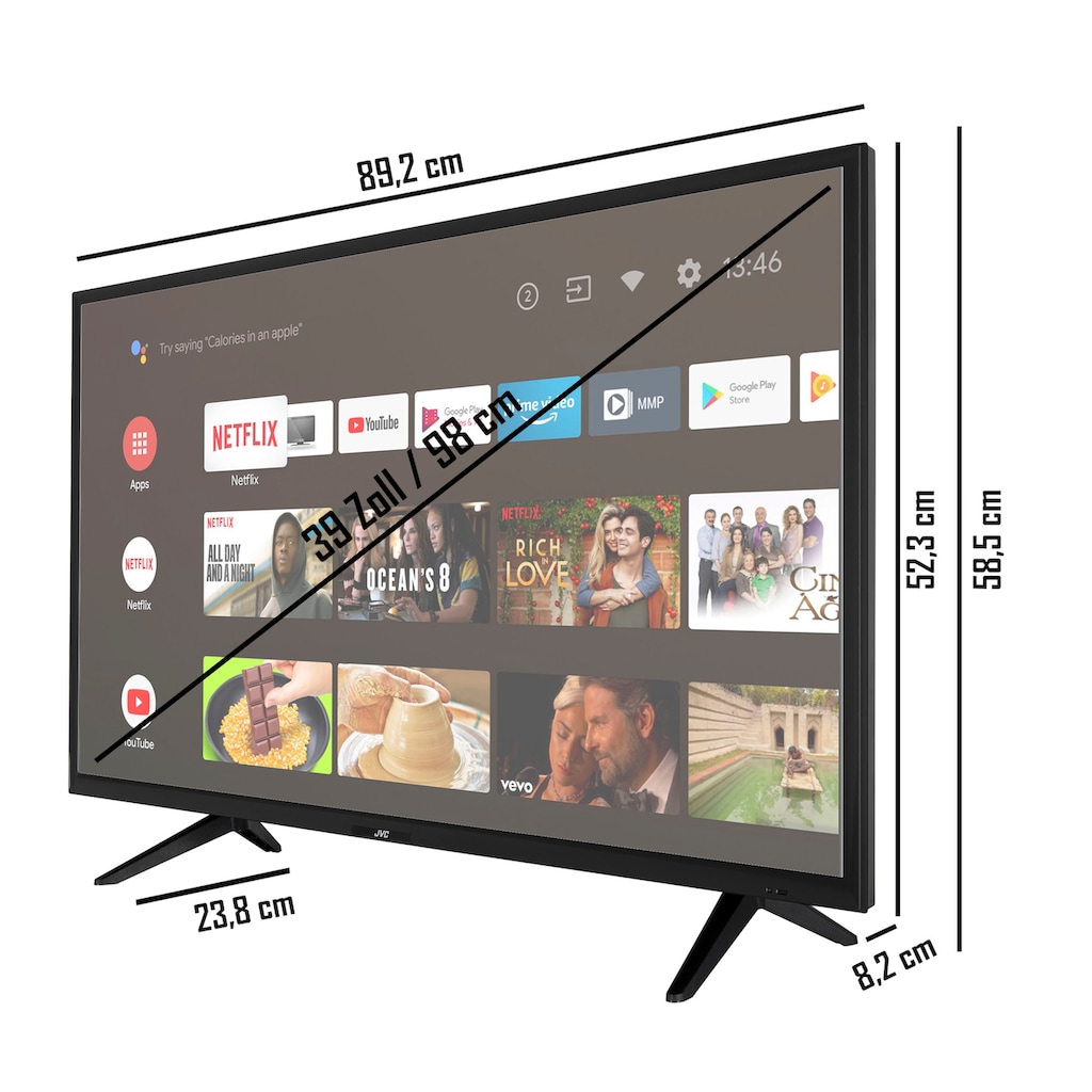 JVC LED-Fernseher »LT-39VAH3055«, 98 cm/39 Zoll, HD-ready, Android TV