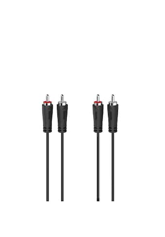 Hama Audio-Kabel »Audio-Kabel, 2 Cinch-Stecker - 2 Cinch-Stecker, 5,0 m Cinch-Kabel... kaufen