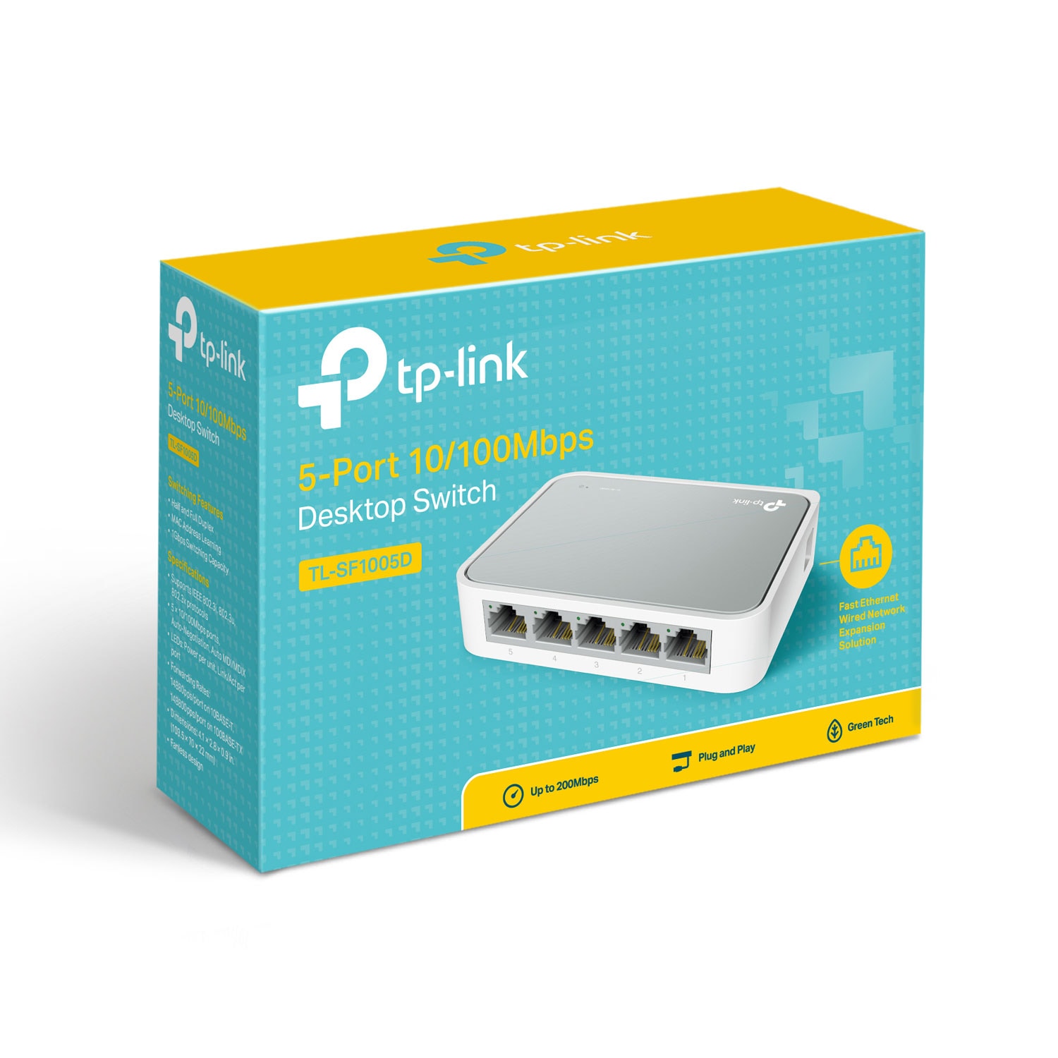 TP-Link WLAN-Router »TP-Link UNIVERSAL SF1005D, Garantie 5-Port | ➥ 3 Jahre Desktop-Switch« XXL