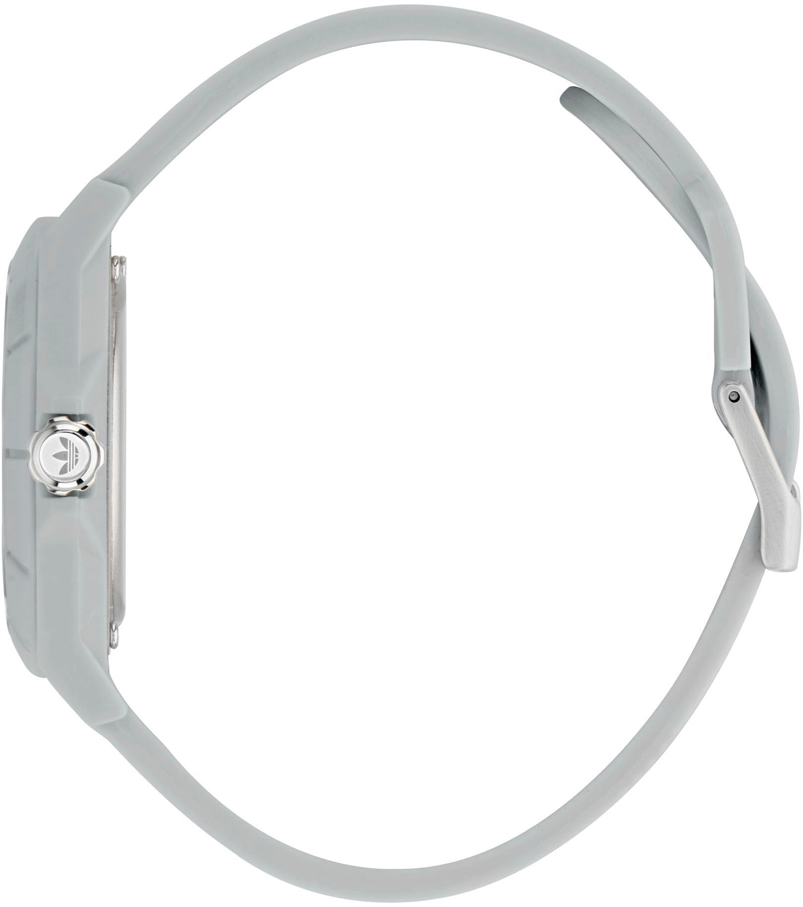 adidas Originals Quarzuhr »PROJECT FOUR«, Armbanduhr, Herrenuhr, Damenuhr,Resinarmband,wasserabweisend bis 5 bar