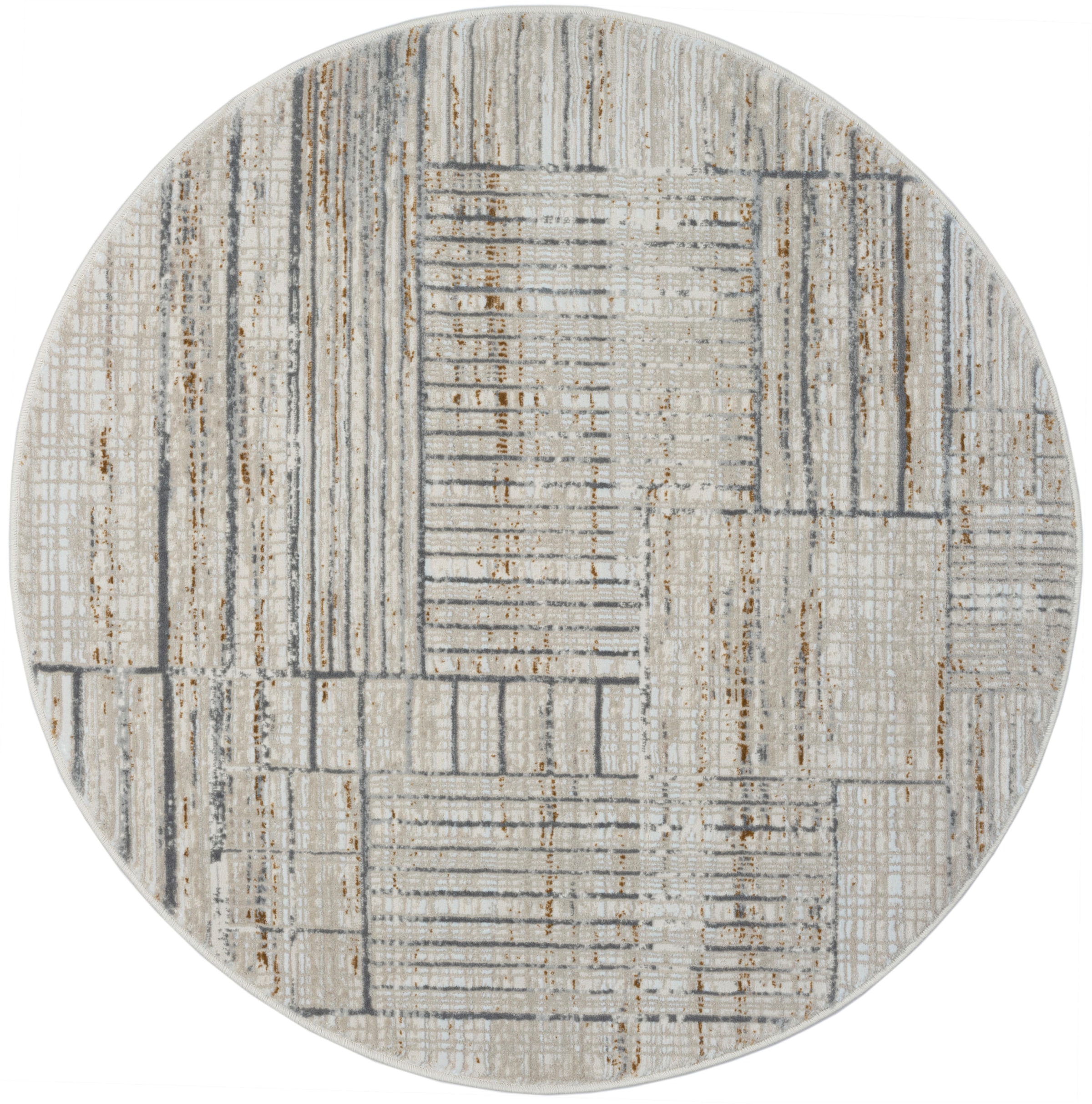 Myflair Möbel & Accessoires Teppich »My Love«, rund, 10 mm Höhe, Kurzflor, Retro-Style, besonders weich durch Microfaser
