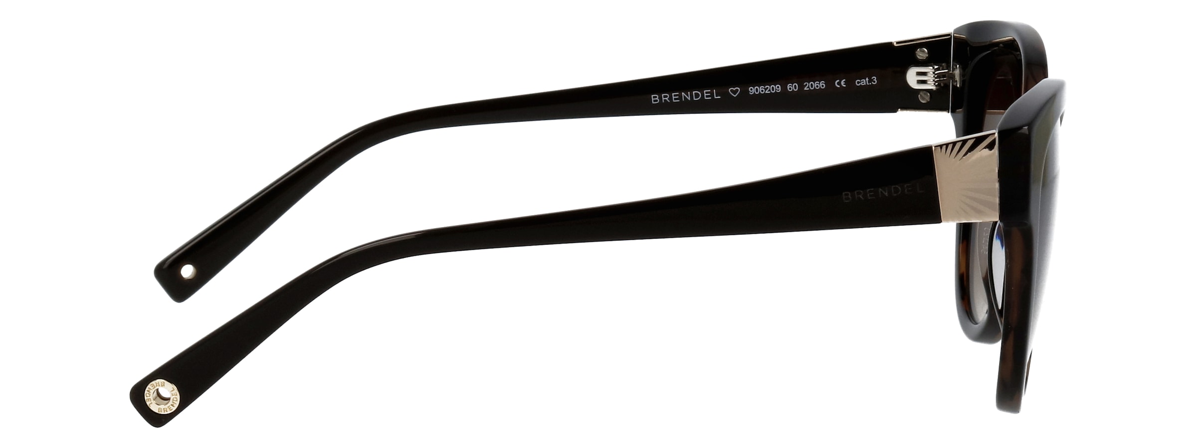 BRENDEL eyewear Sonnenbrille »Modell 906209« Form Panto, Logoschriftzug auf Bügel, Kunststofffassung