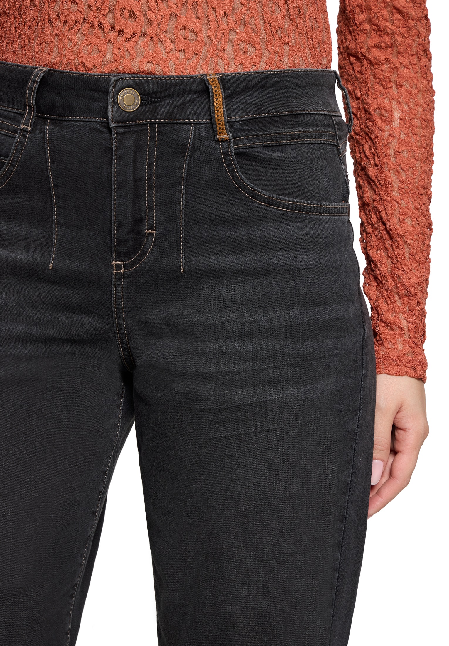 Cartoon Webhose »Used Look-Jeans mit Waschung«