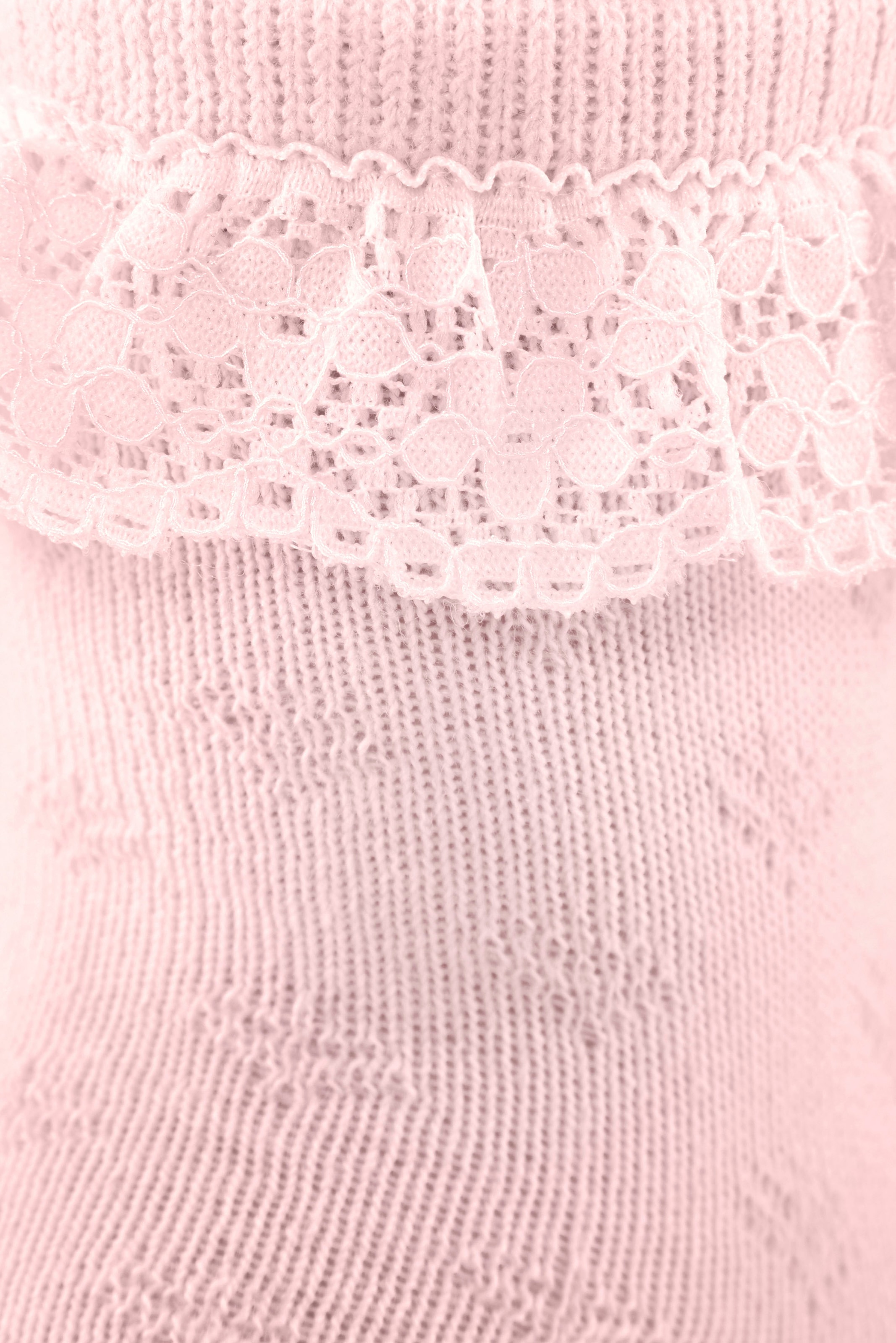 H.I.S Socken 3 Paar tlg. mit feinem Ajour Strickmuster und kleiner Rüsche