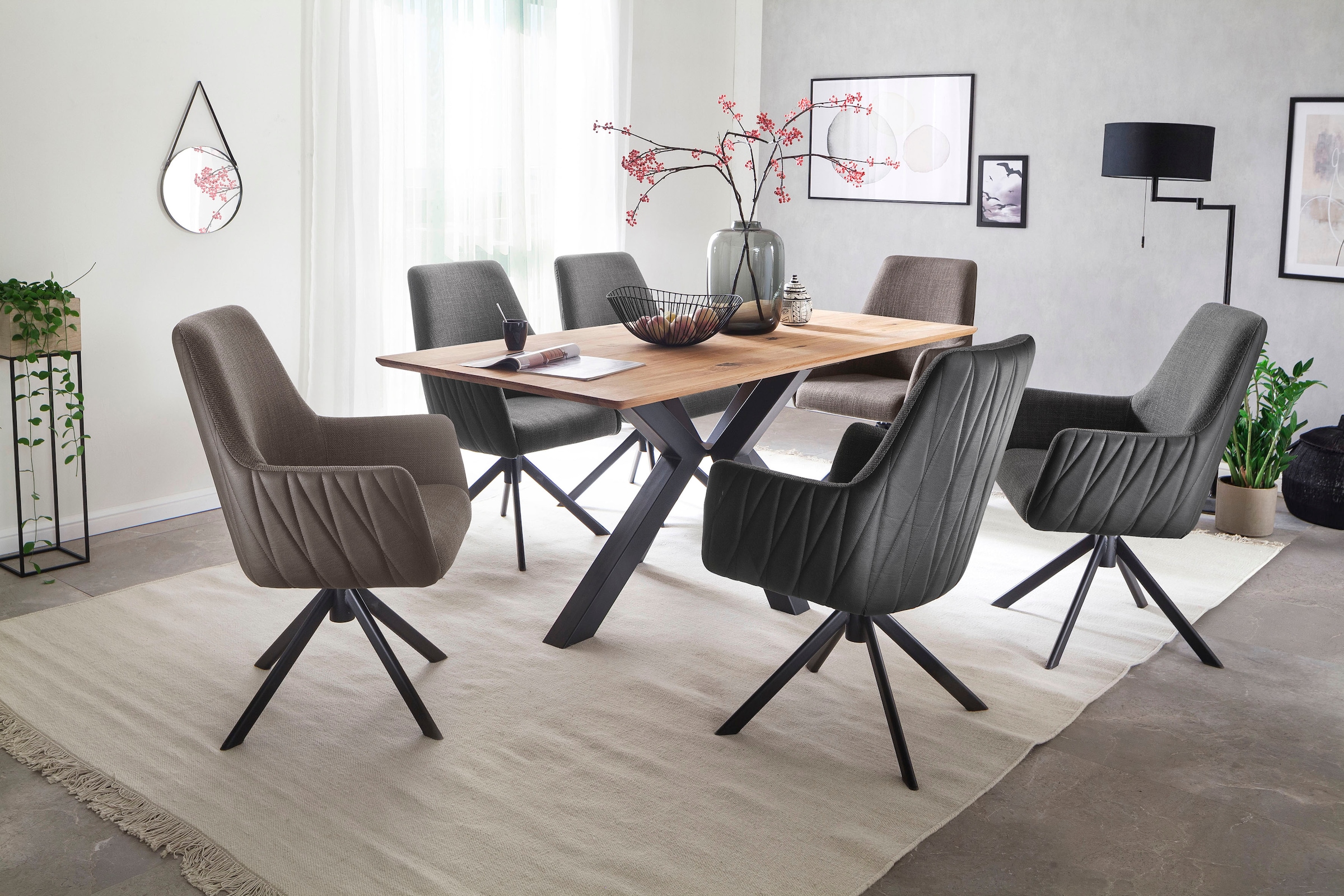 St., kg mit auf 2 MCA bis Nivellierung, Raten Belastbar furniture 360°drehbar 120 »Reynosa«, Esszimmerstuhl (Set), 4-Fußstuhl kaufen