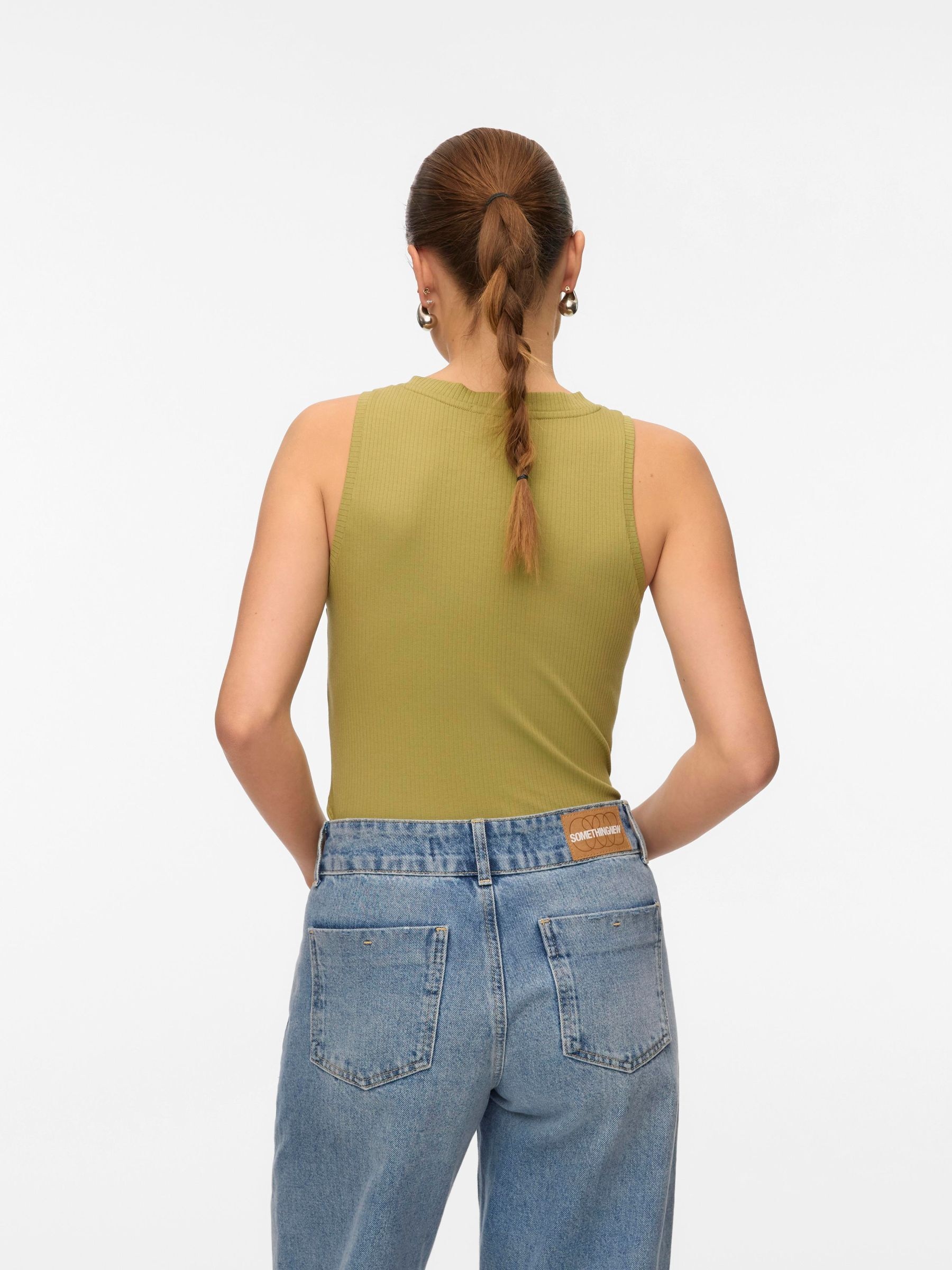 Vero Moda Tanktop »VMLAVENDER SL TOP VMA JRS NOOS«, mit Rundhalsausschnitt