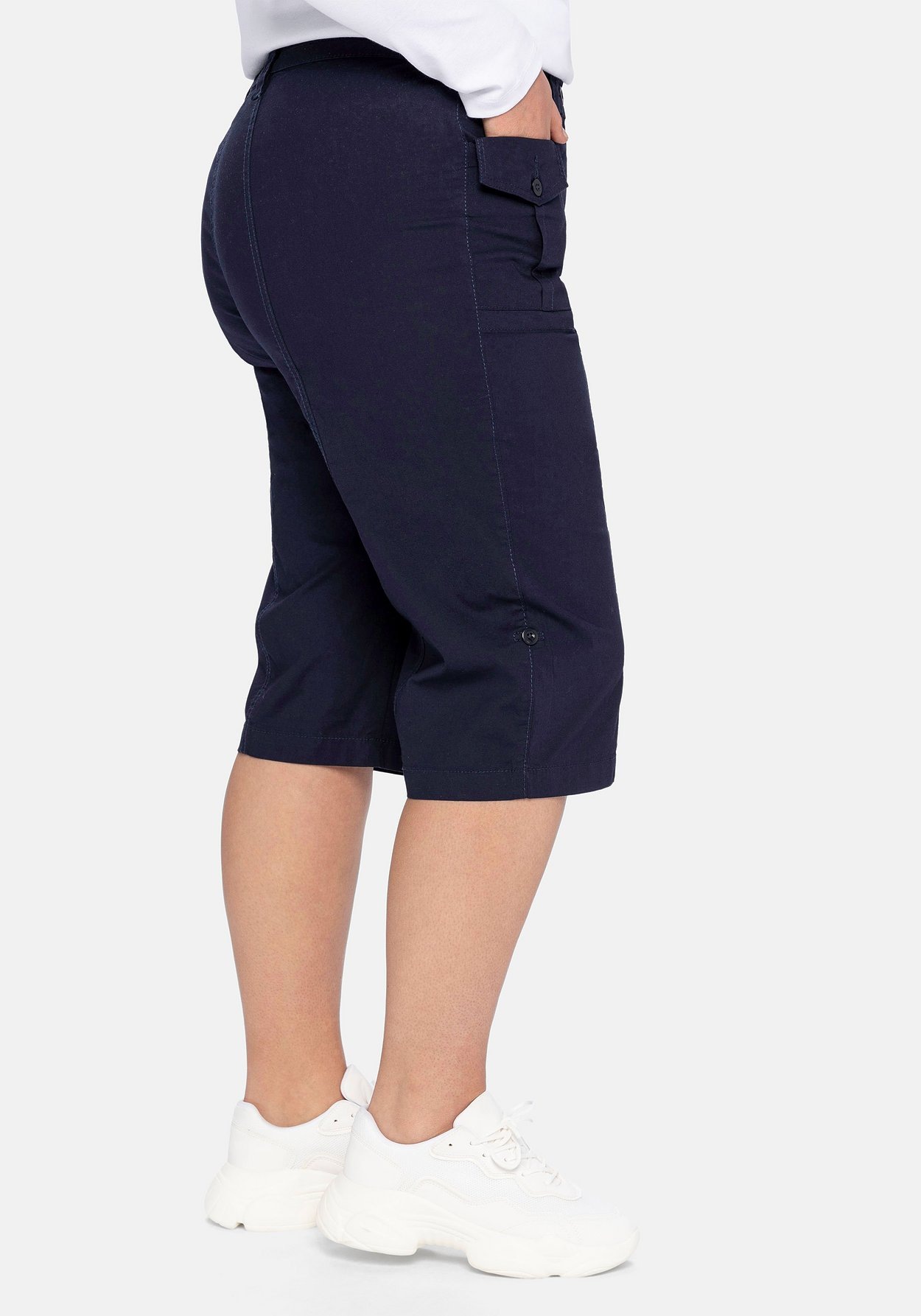 Sheego Bermudas »Bermudas mit aufgesetzten Taschen und Patten«