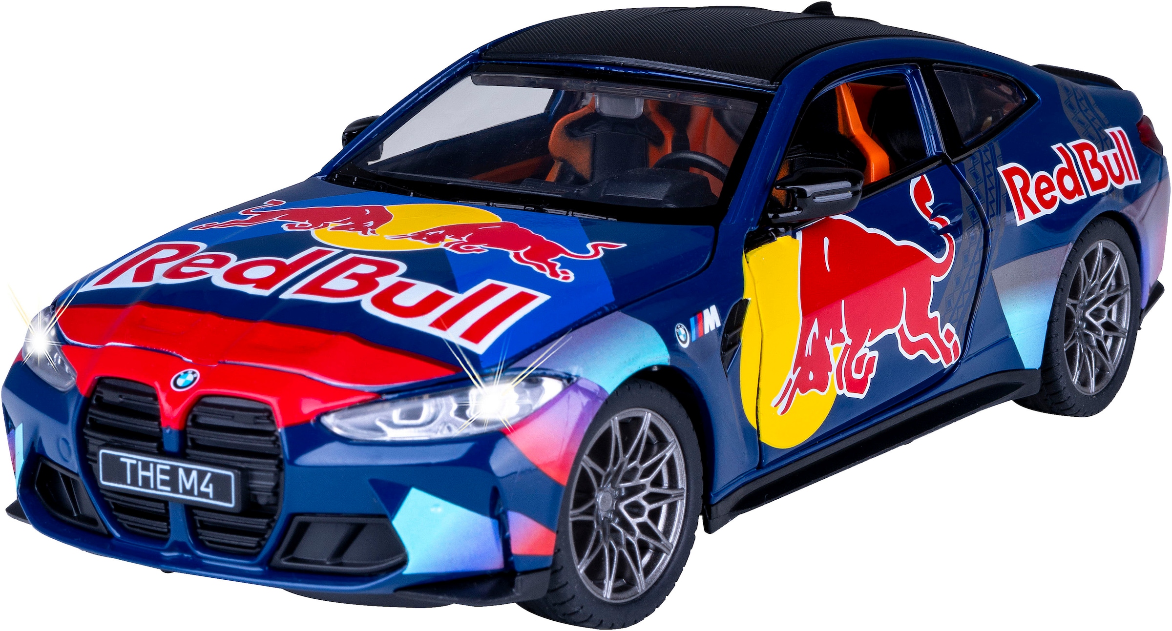 Jamara Spielzeug-Auto »Diecast BMW M4 blau inklusive Batterien« LED Licht; Maßstab 1:24