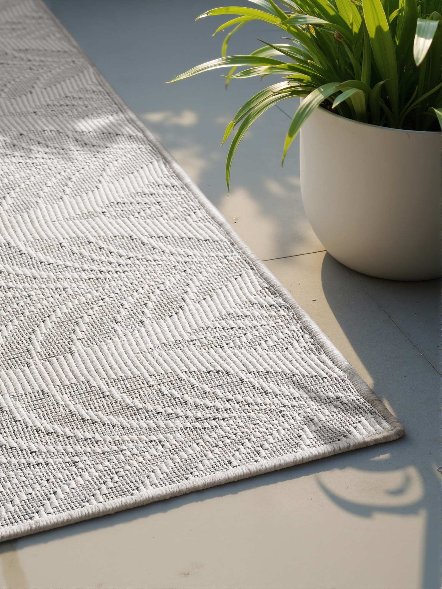 NORTHRUGS Outdoorteppich »Liora Wendeteppich«, rechteckig, 5 mm Höhe, Läufer, In und Outdoor, Flachgewebe, wetterfest, pflegeleicht, robust