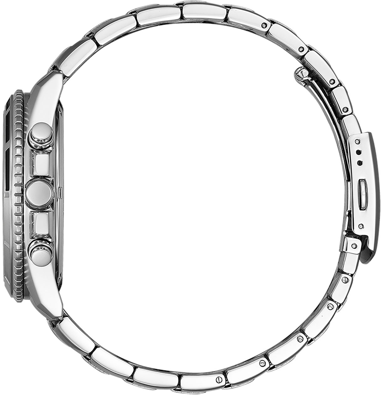 Citizen Chronograph, Armbanduhr, Quarzuhr, Herrenuhr, Edelstahlarmband