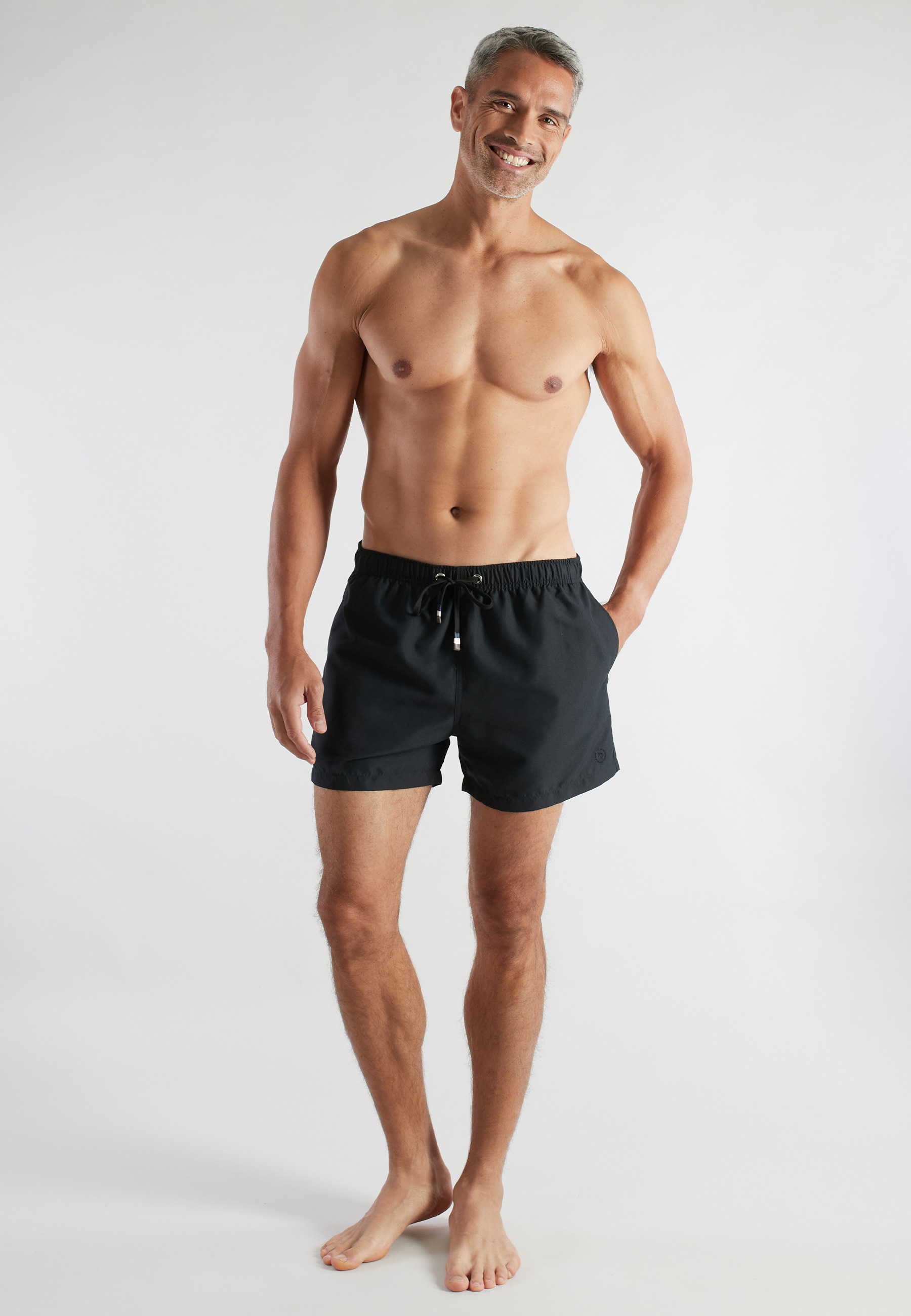 bugatti Badeshorts basic, mit Kordelzug, bequem