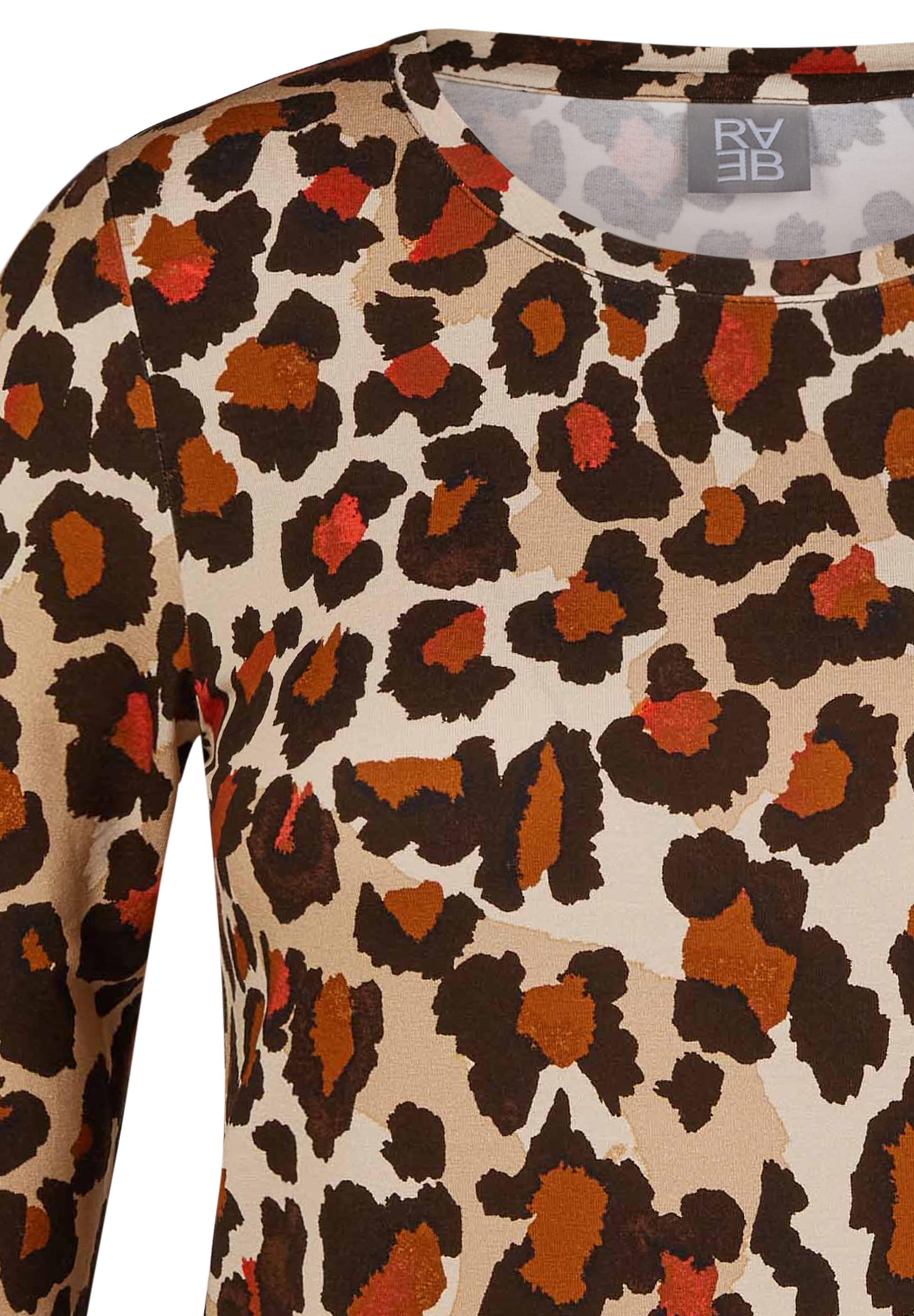 Rabe 3/4-Arm-Shirt, mit Leo-Print