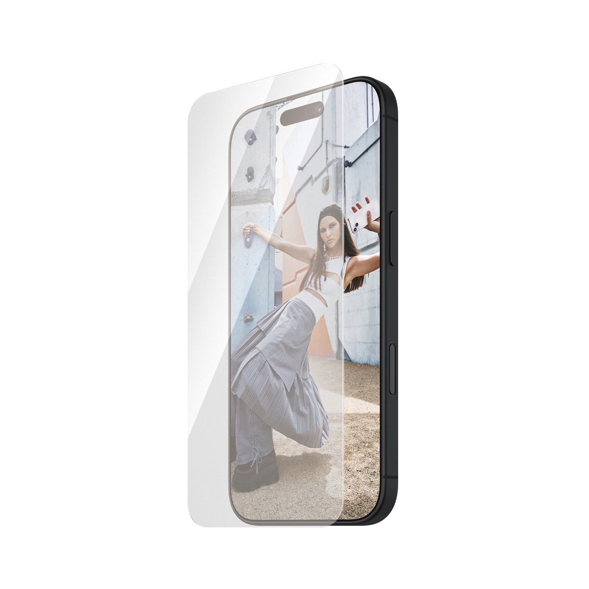 SAFE by PanzerGlass Displayschutzglas »Ultra-Wide Fit Screen Protection«, für Apple iPhone 16 Plus-Apple iPhone 15 Plus, (1 St.), Displayschutzfolie, Schutzfolie, Bildschirmschutz, kratz- & stoßfest