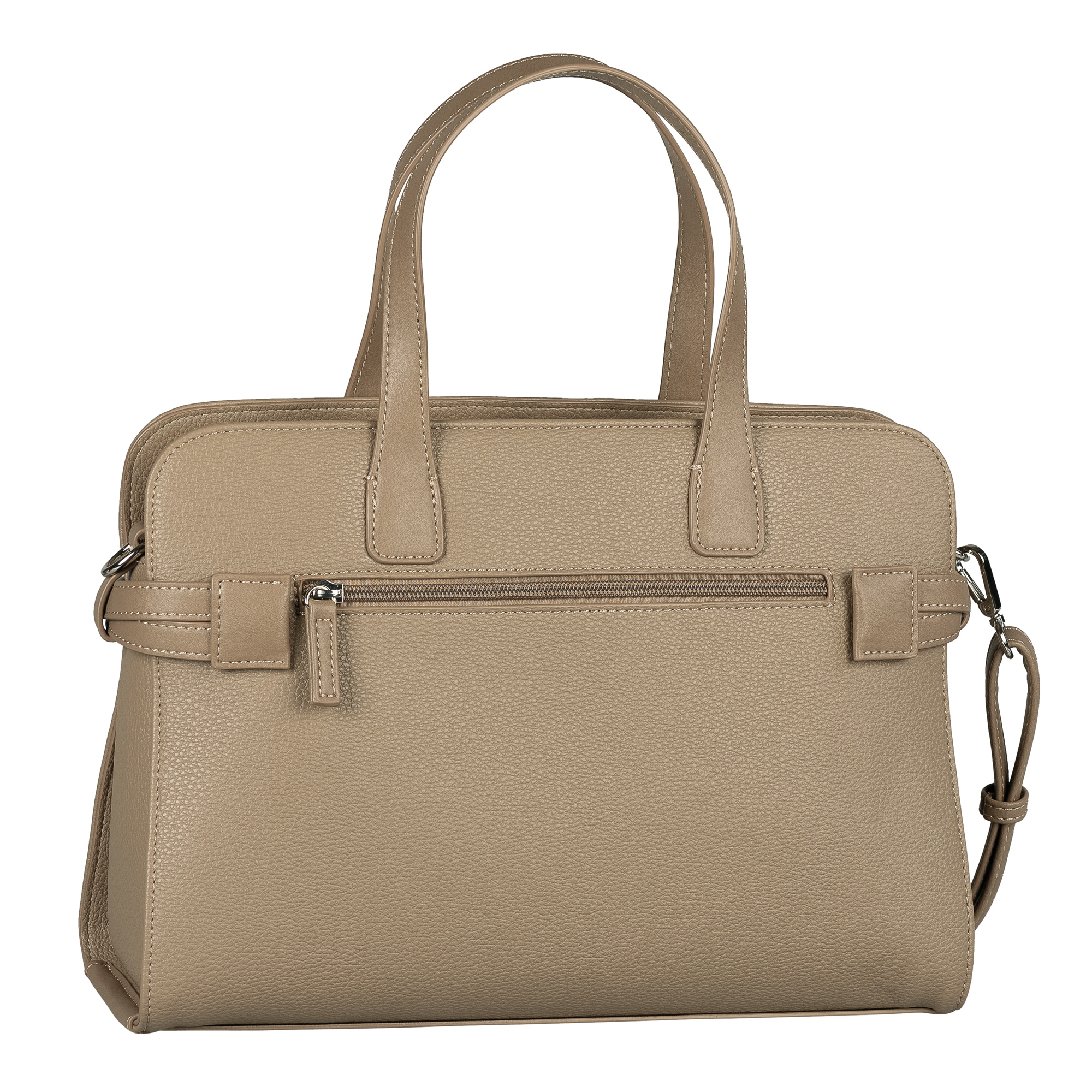 TOM TAILOR Shopper »Freya« verziert mit schmalen, mehrlagigen Riemen und Metallschließe