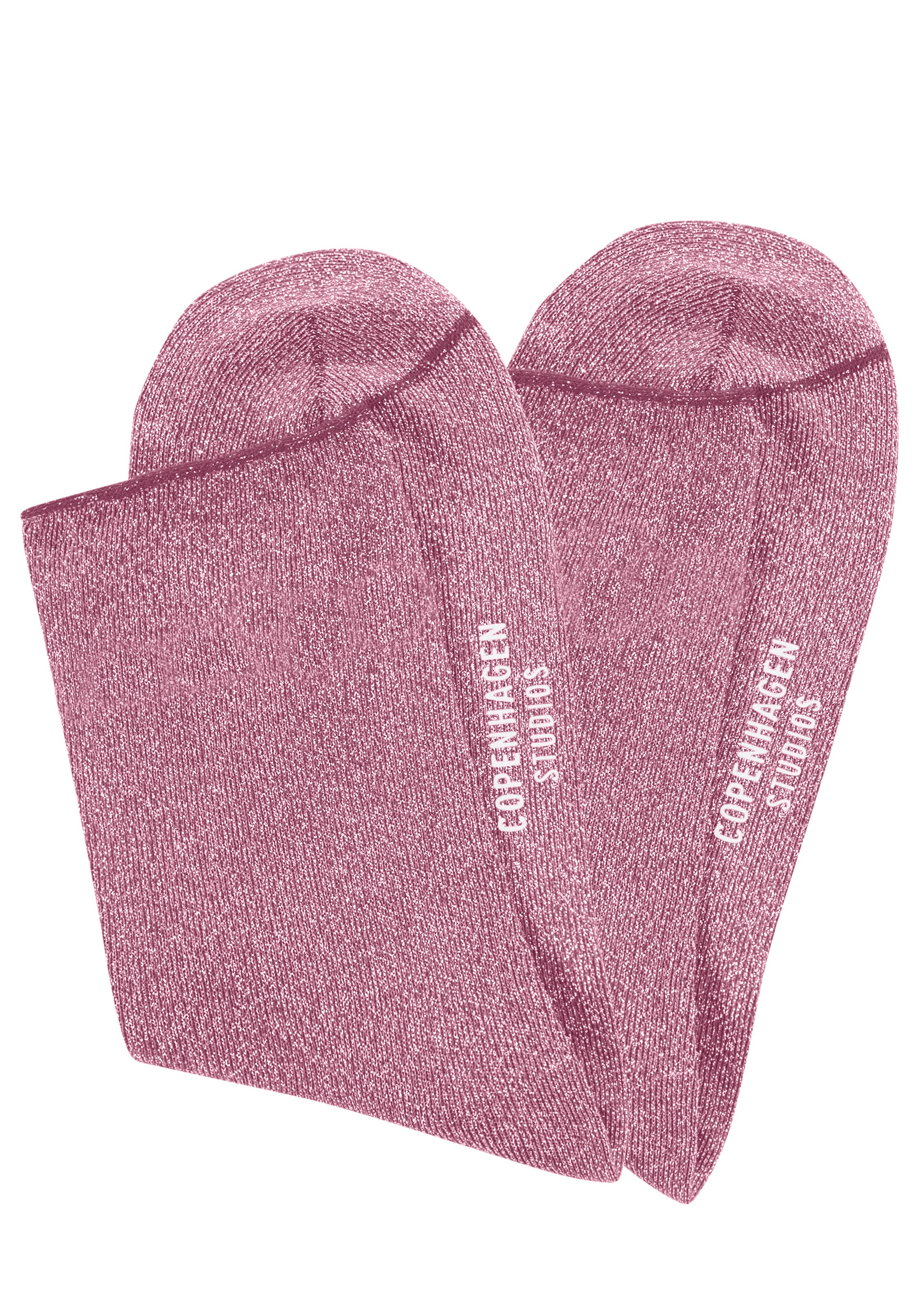 Copenhagen Studios Socken Packung, 2 Paar tlg. mit glitzernden Metallfäden