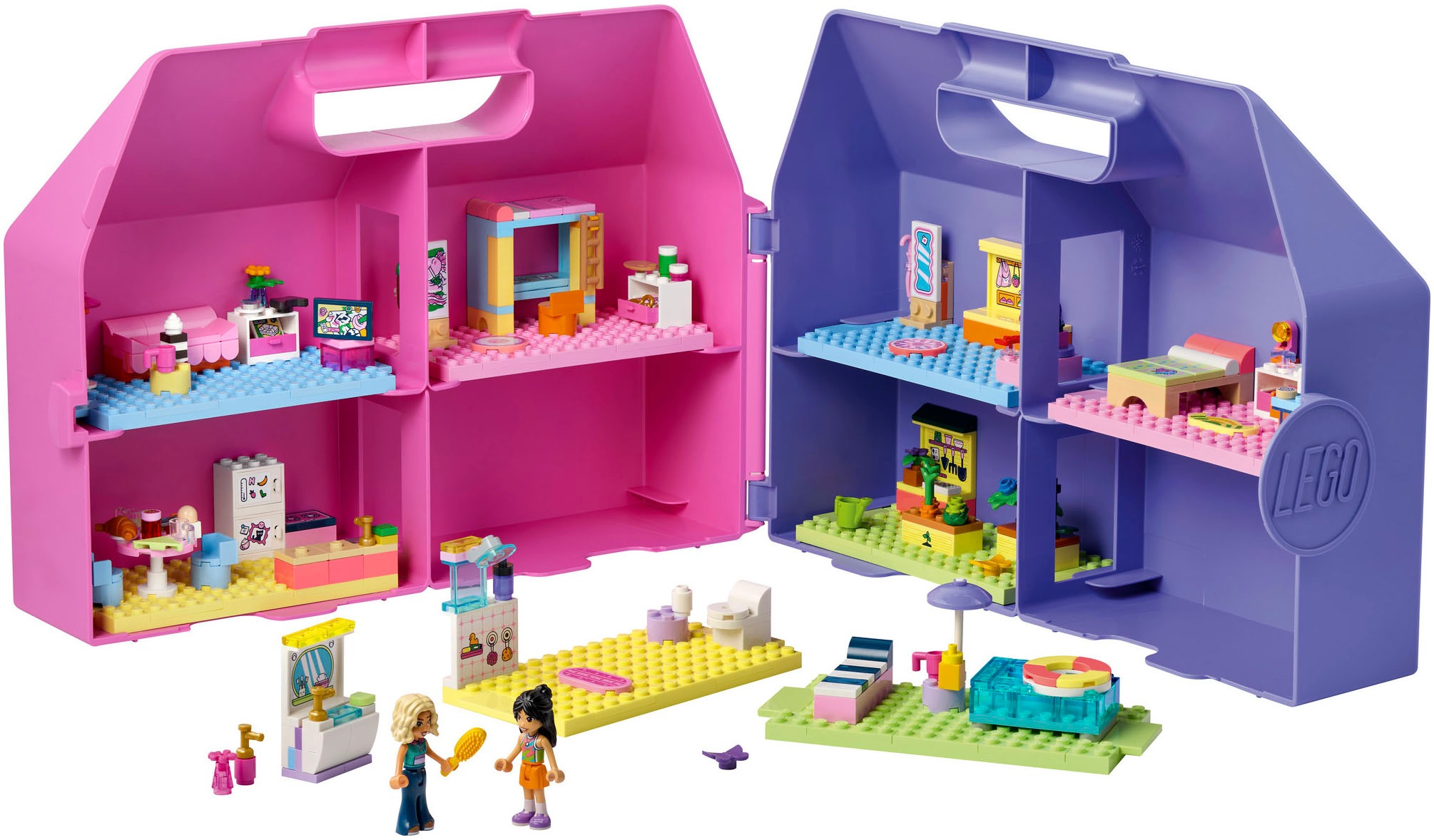 LEGO® Konstruktionsspielsteine »Kreativer Puppenhauskoffer (42697), LEGO Friends« Made in Europe