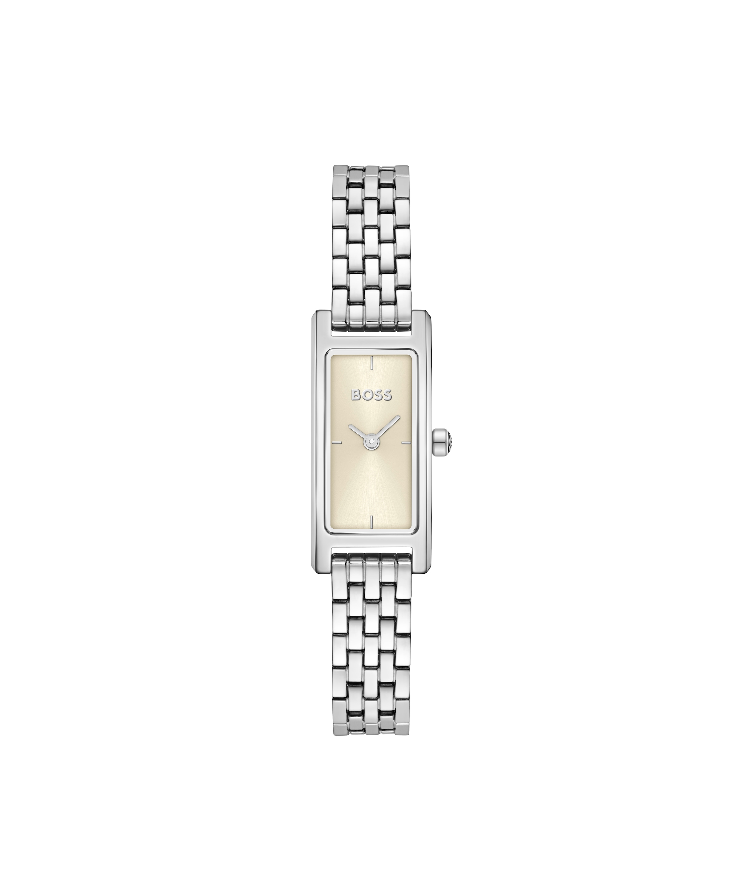 BOSS Quarzuhr »LUCY« Armbanduhr, Damenuhr, Edelstahlarmband, analog