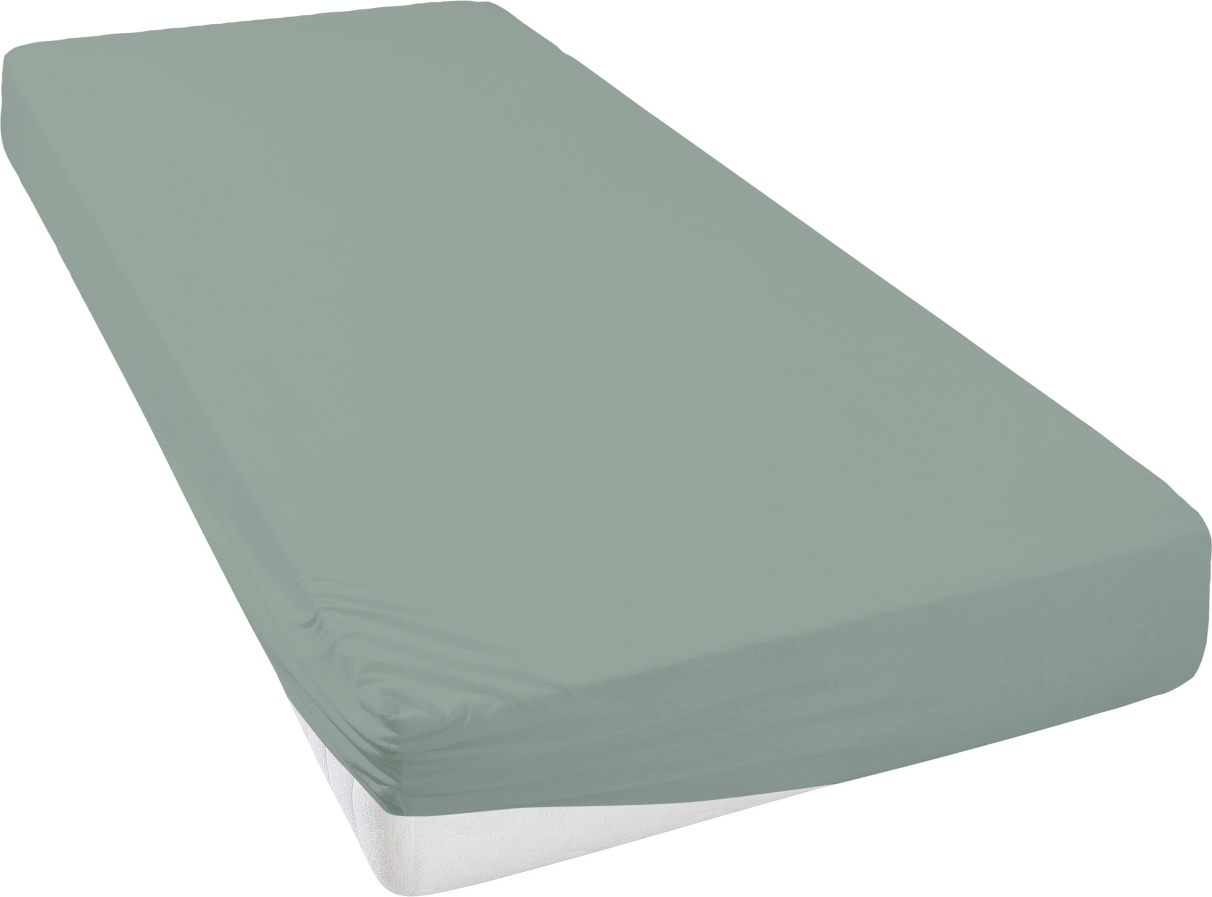 OTTO home Spannbettlaken "SOUCY aus Baumwolle mit Elasthan, 160 g/m²" Premium Bettlaken für Matratzen bis 30 cm Höhe, optimale Passform