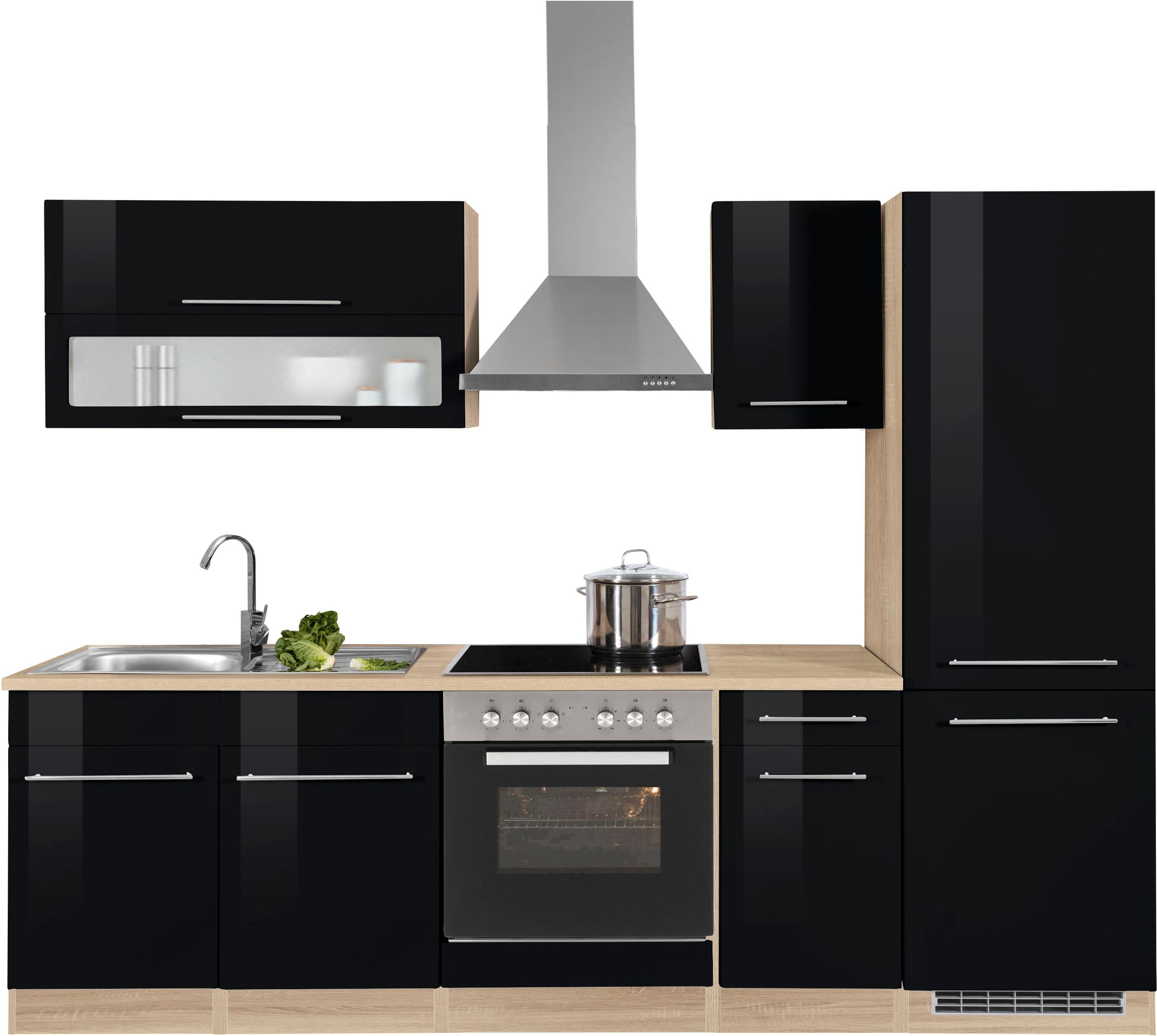 KOCHSTATION Küchenzeile »KS-Eton«, ohne E-Geräte, Breite 270 cm