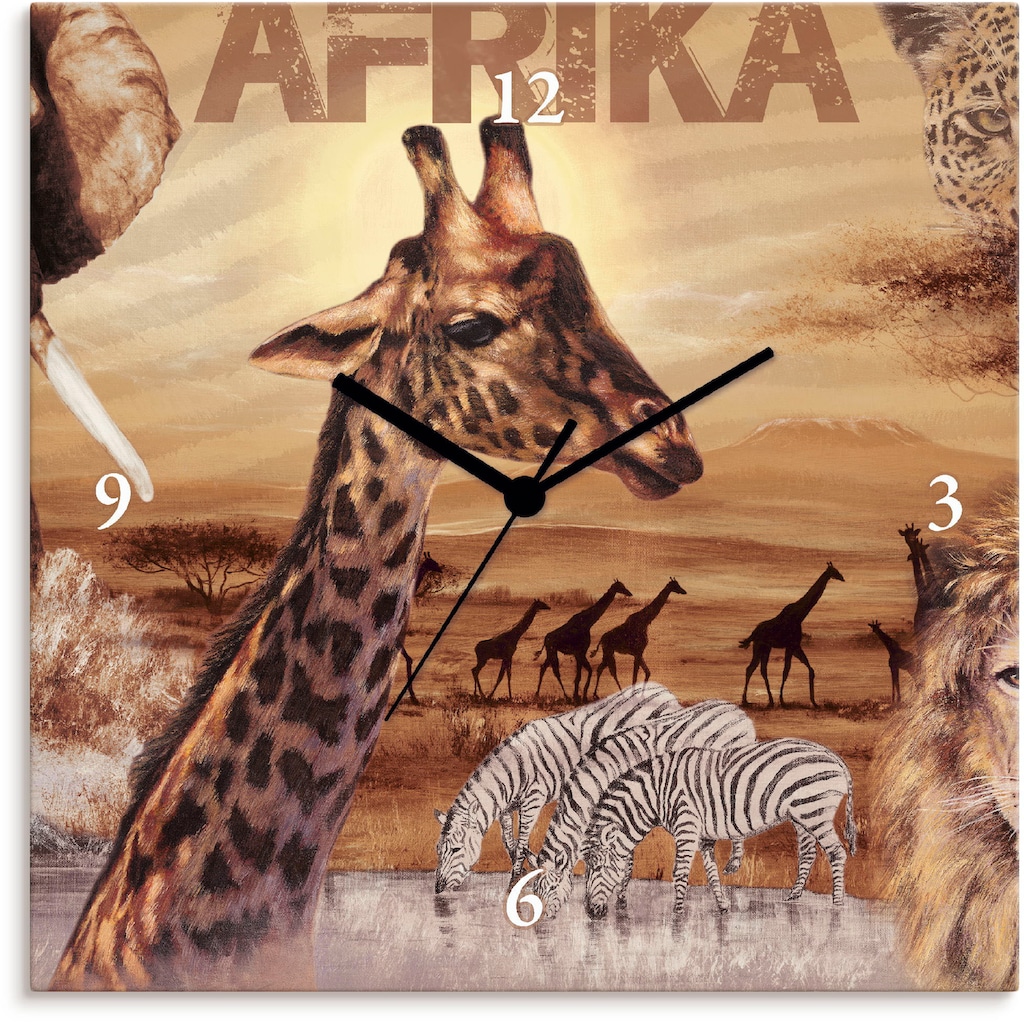 Artland Wanduhr »Afrika«