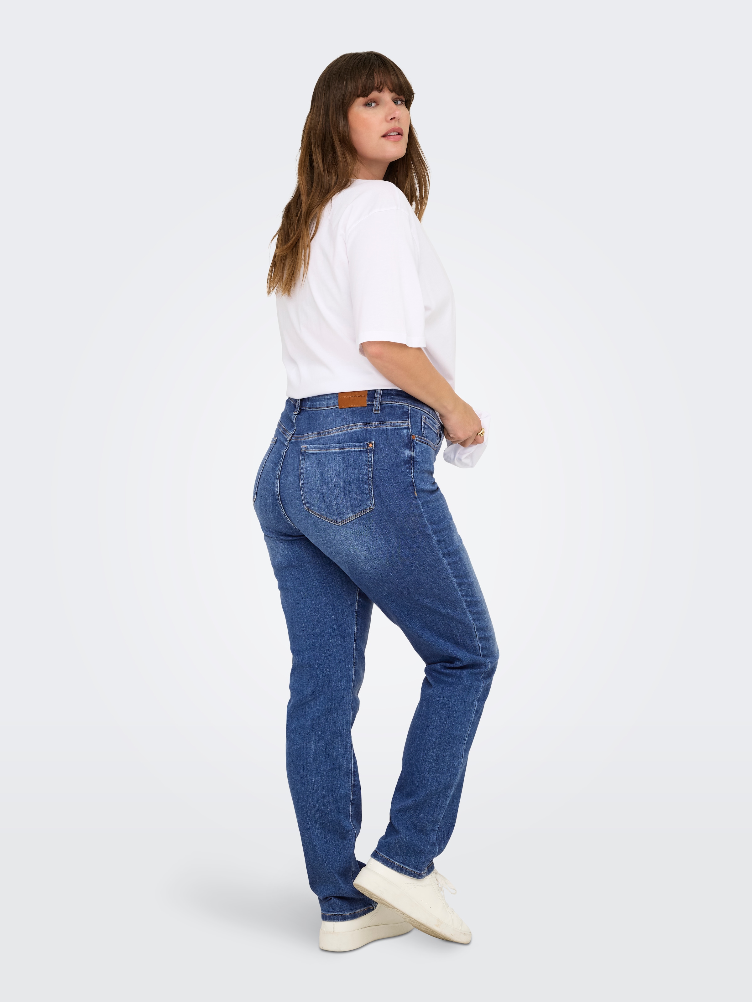 ONLY CARMAKOMA Slim-fit-Jeans »CARSUI MID SLIM DNM DIA364«