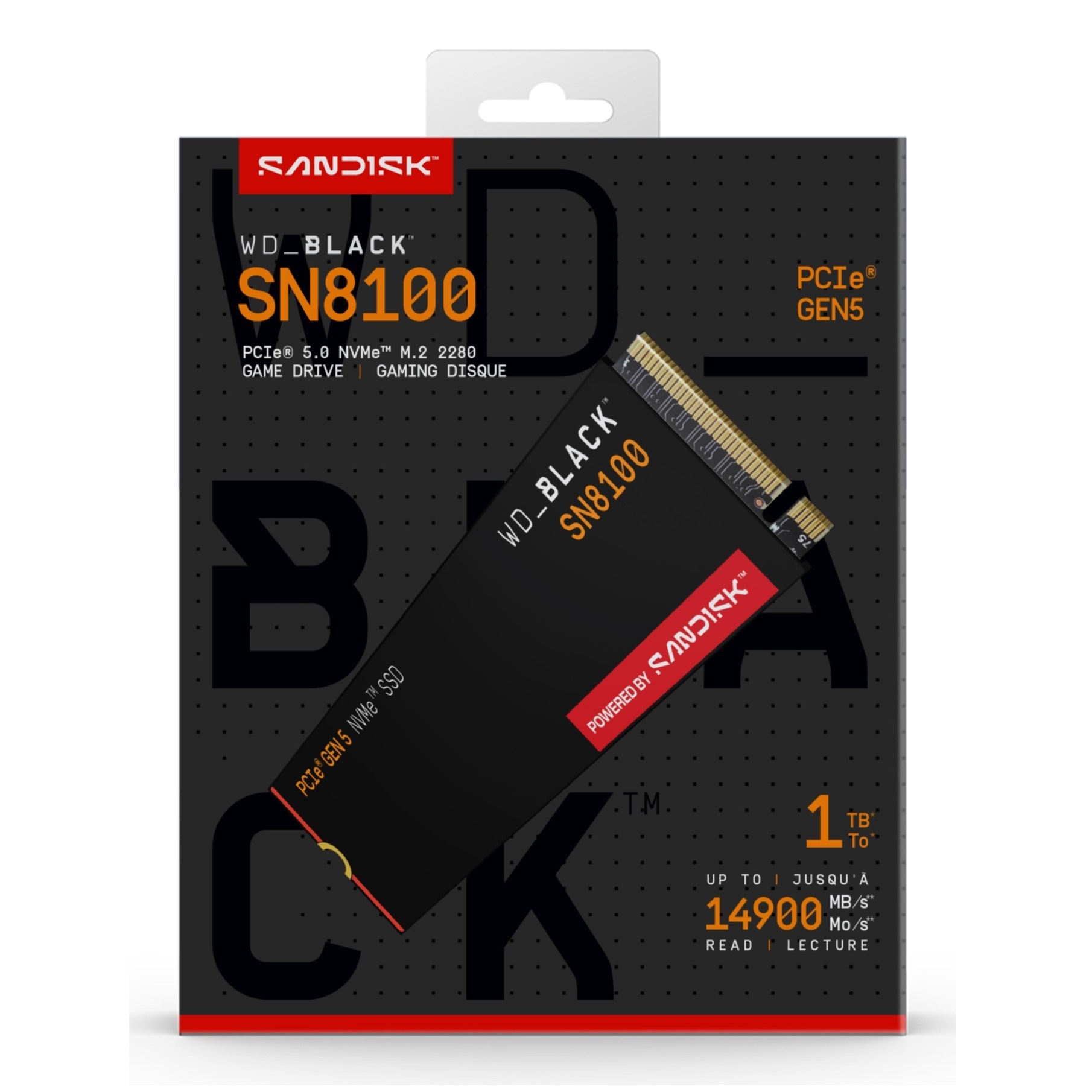 Sandisk interne SSD »WD_BLACK SN8100 NVMe« 1 TB
