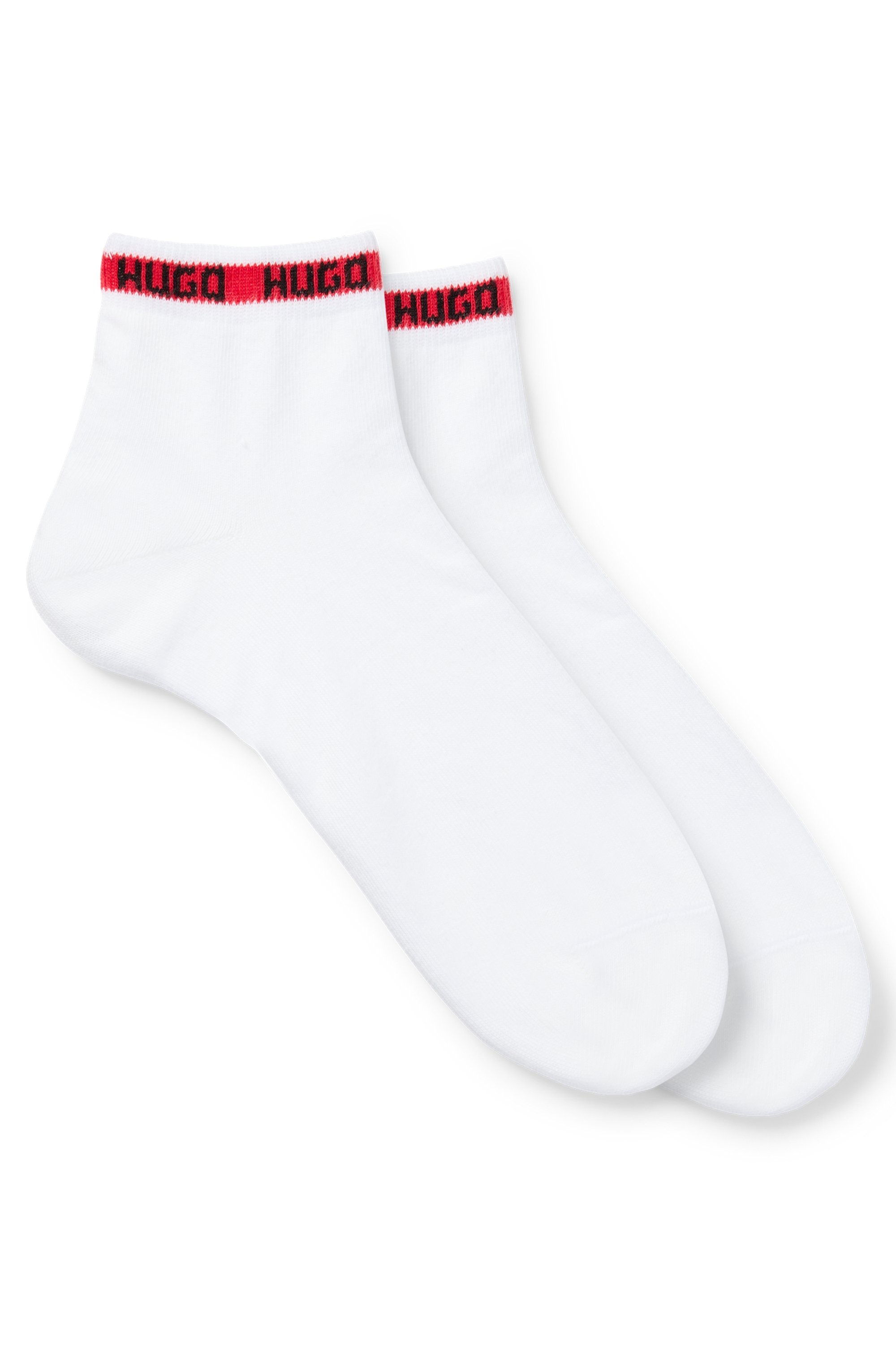 HUGO Underwear Freizeitsocken »2P SH TAPE CC 102«, (Packung, 2er-Pack), mit HUGO-Logoschriftzügen