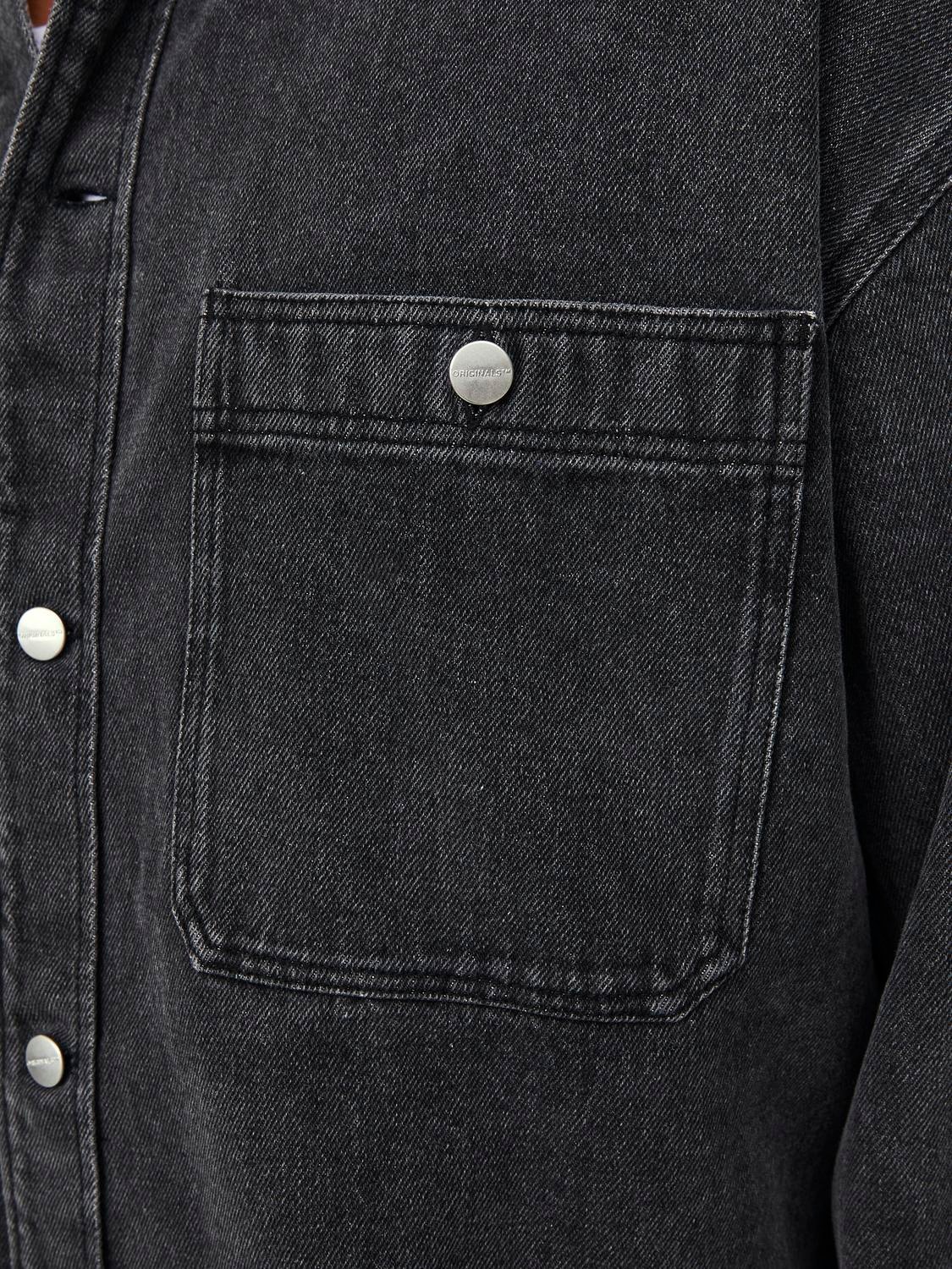 Jack & Jones Langarmhemd »JORSANTORINI DENIM OVERSHIRT LS SN«