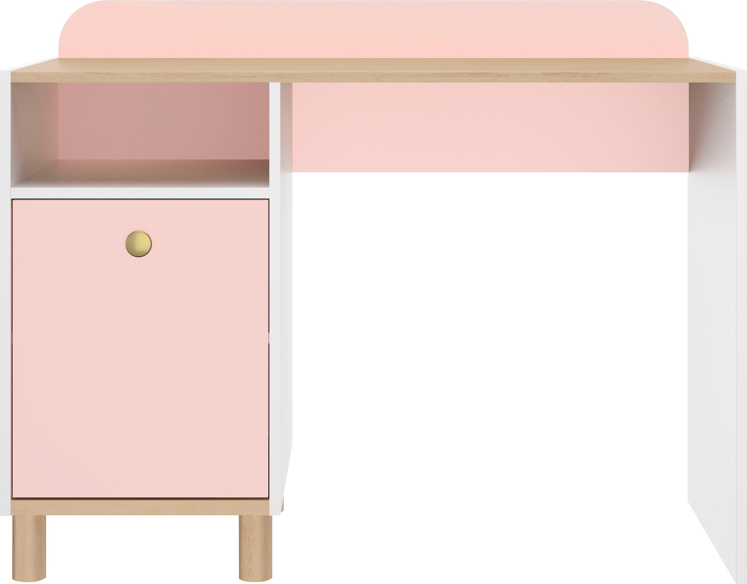 Gami Schreibtisch und Atmosphäre. eine (1 Elegantes Design bestellen St.), »Romy«, feminine sanfte für bequem