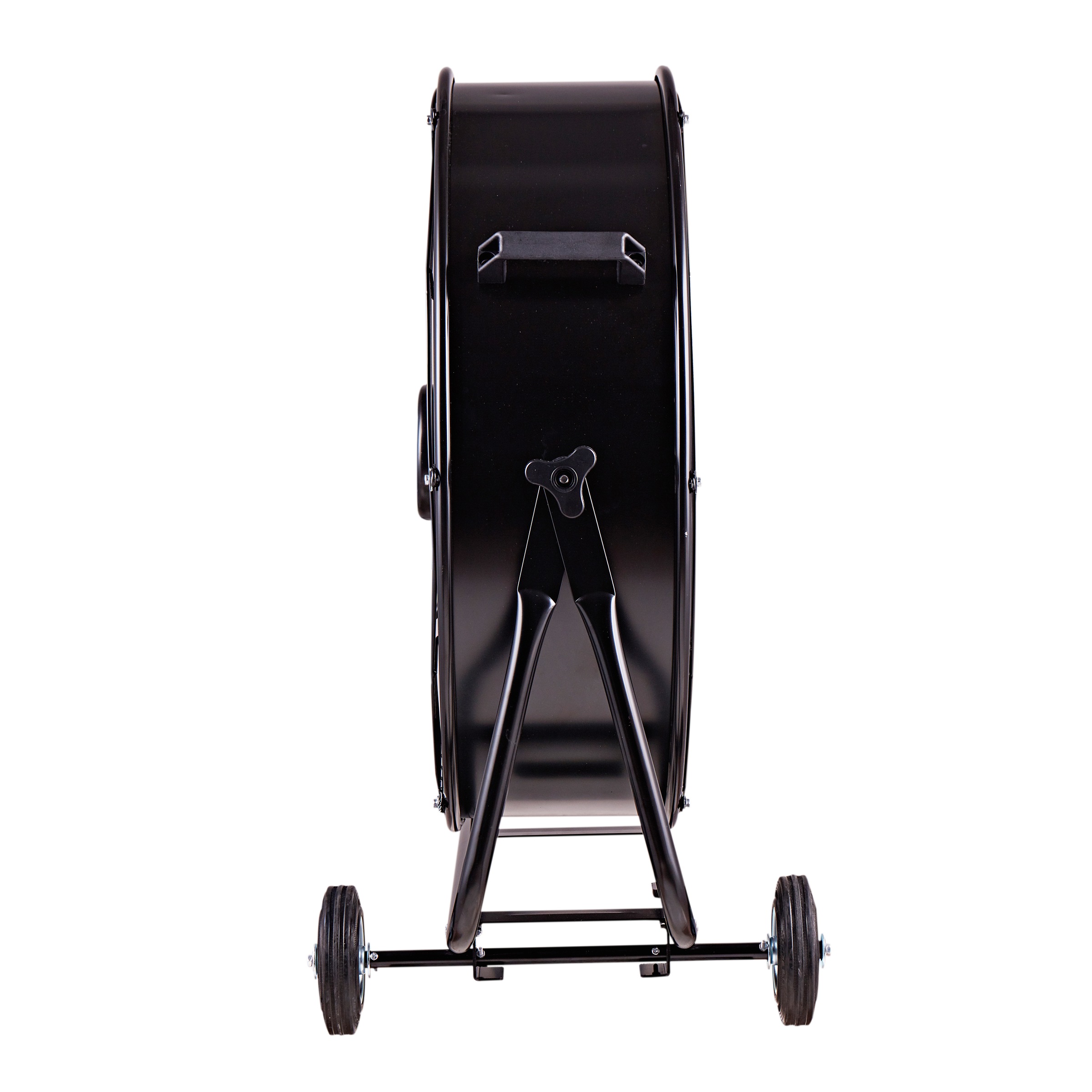 be cool Windmaschine »Industrie-Windmaschine 60cm BCIWM60CM schwarz«, fahrbarer Trommelventilator, Vollkupfermotor, Aluminium-Rotorblätter