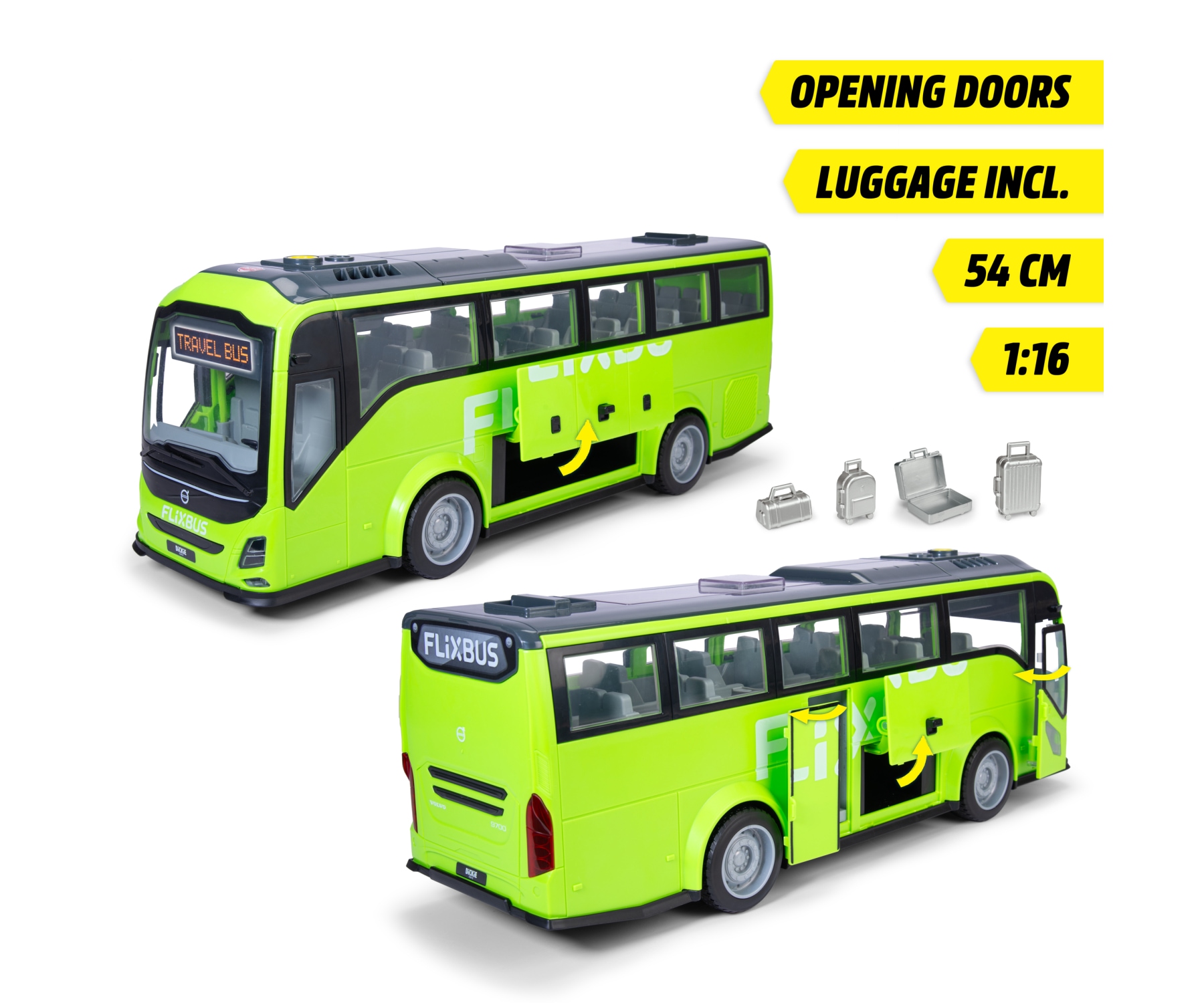 Dickie Toys Spielzeug-Bus »Giant Flixbus« mit Licht und Sound