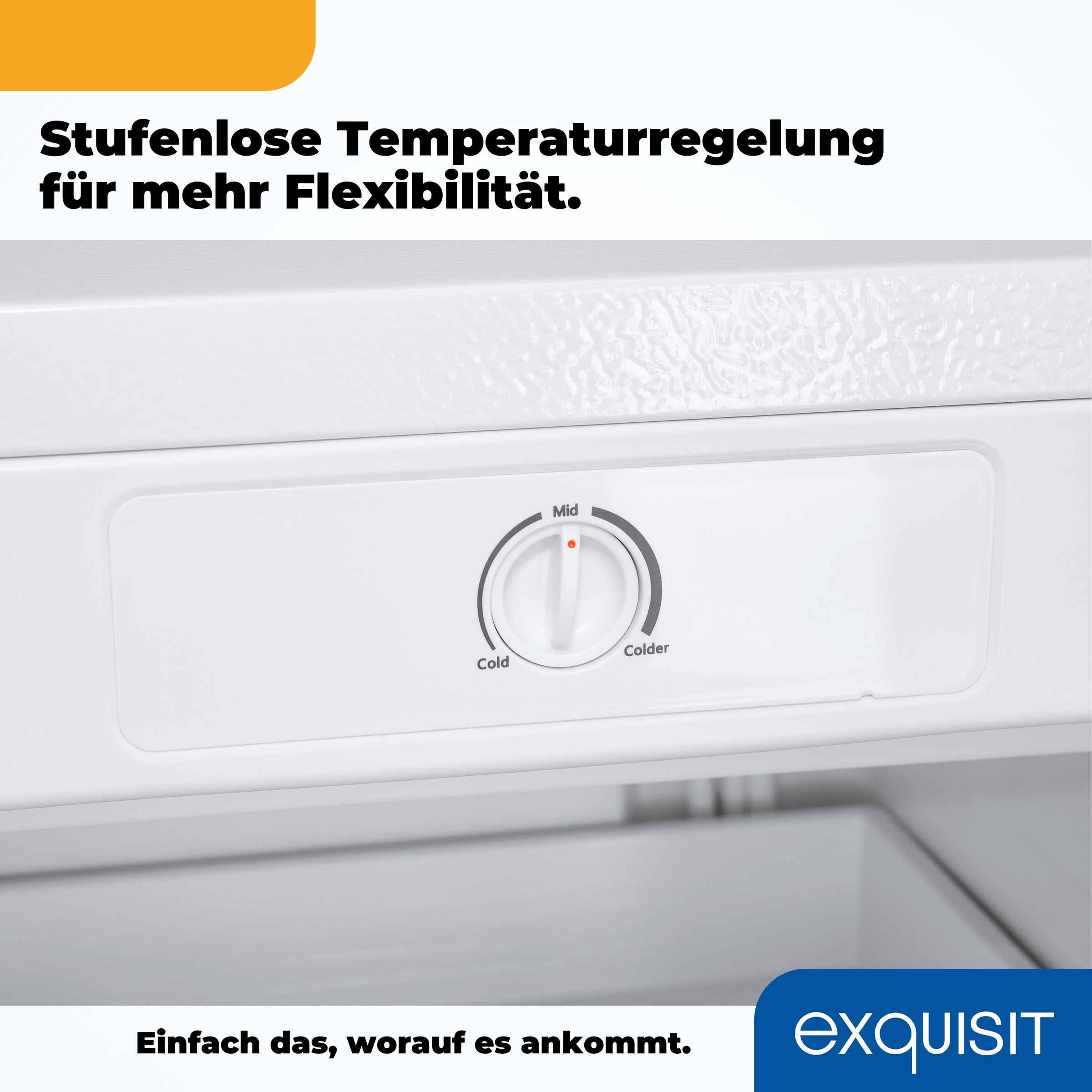 exquisit Gefrierschrank »GS230-H-010E«, 143,4 cm hoch, 55 cm breit