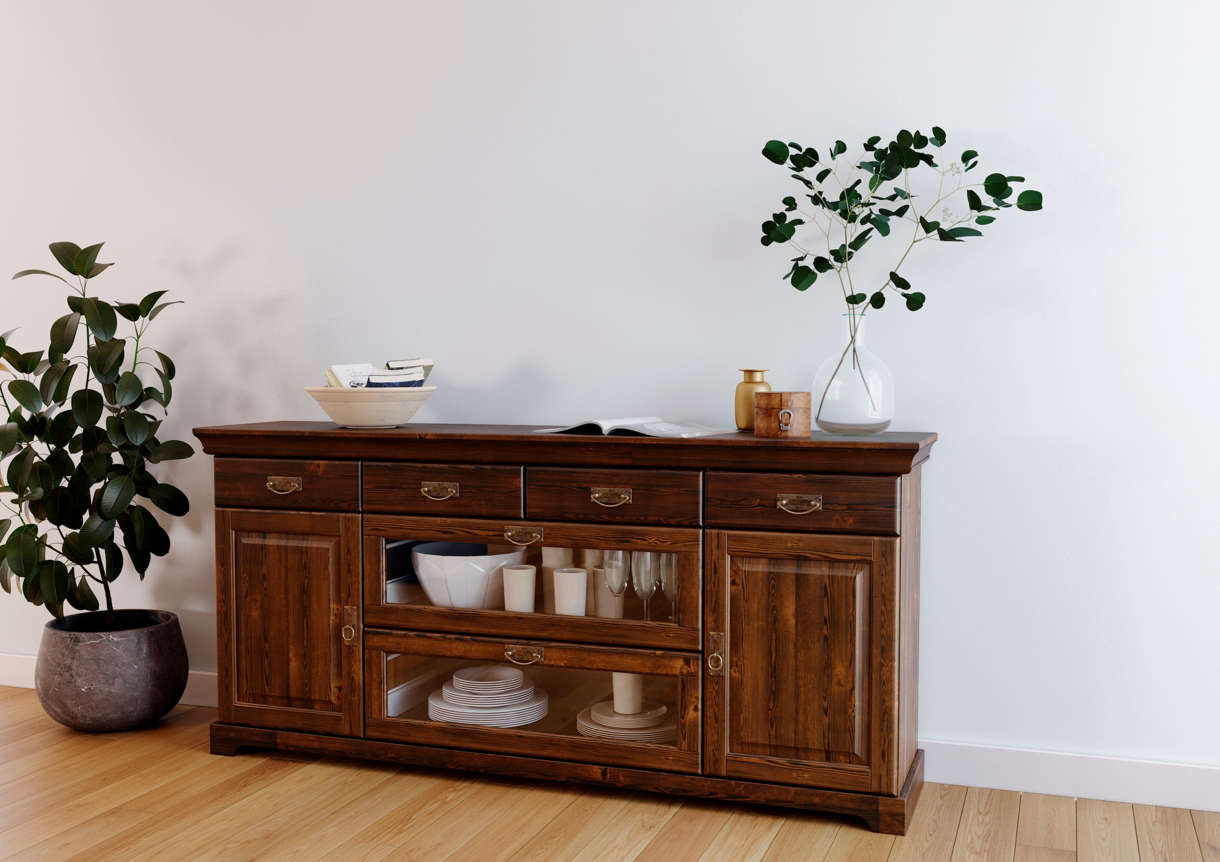 Home affaire Sideboard »Rügen«, Kommode aus massiver Kiefer, FSC®, Breite 145 oder 180 cm
