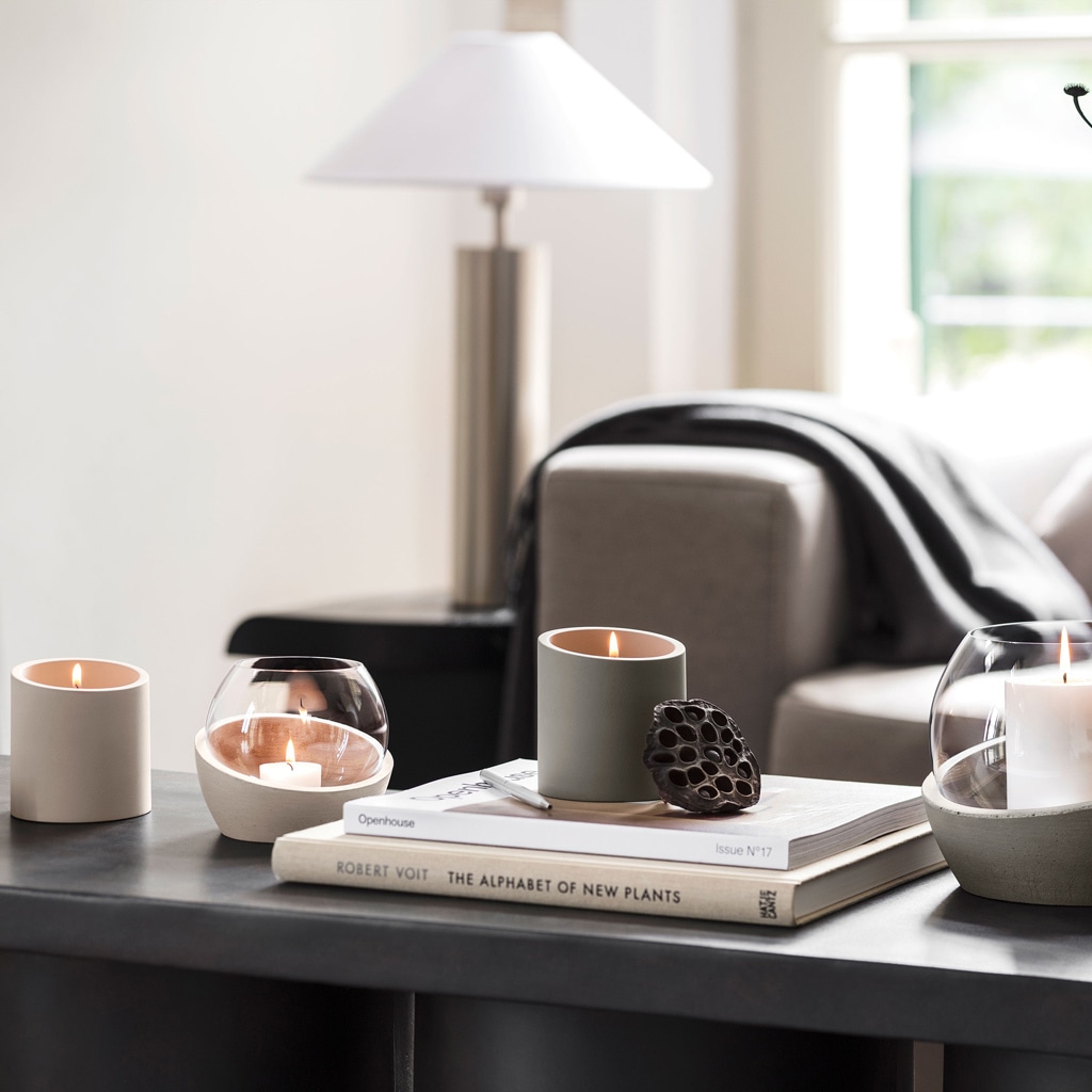 Villeroy & Boch Duftkerze »Duftkerze Fantasy New Moon Home ø 8,6 x 9,1 cm taupe«