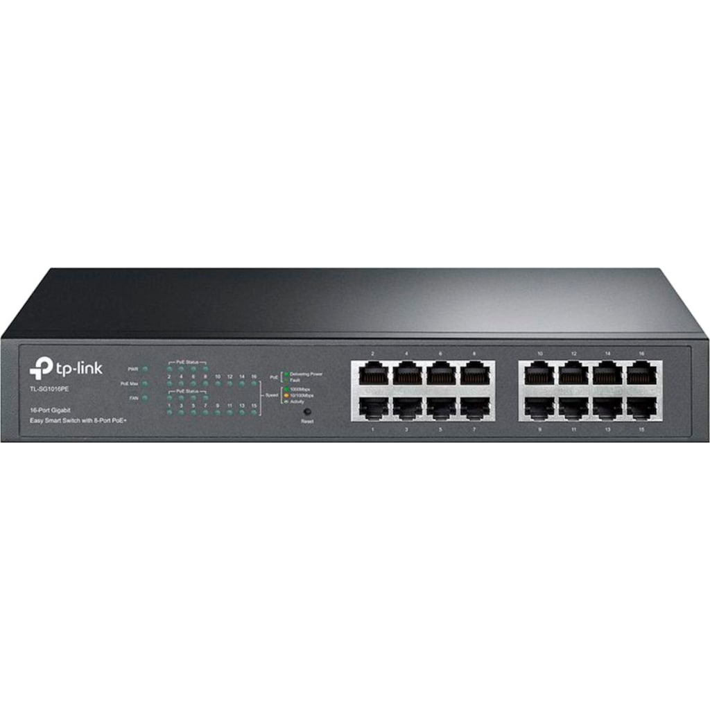 TP-Link Netzwerk-Switch »TL-SG1016PE 16-Port Gigabit Desktop POE«