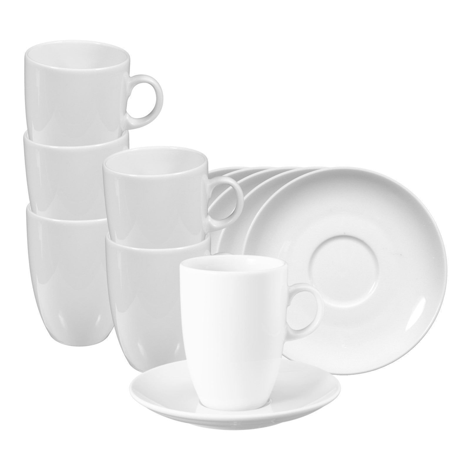 Seltmann Weiden Milchkaffeetassen mit Untertassen VIP. 360 ml 6er Set