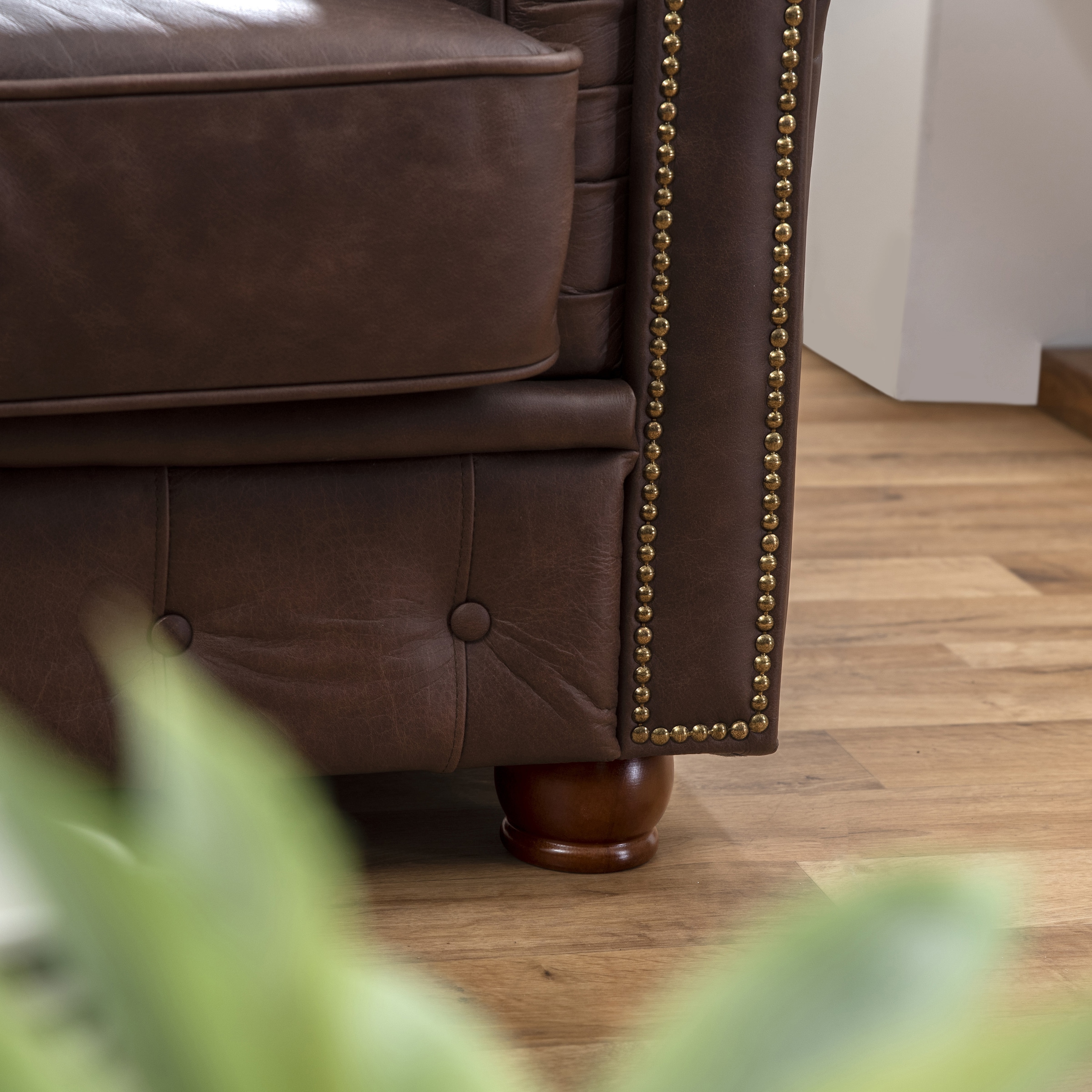 Max Winzer® Sessel »Norwin, Loungesessel, Chesterfield mit Ziernägeln in der Chatose,«, Clubsessel, klassisch, edel, modern und bequem