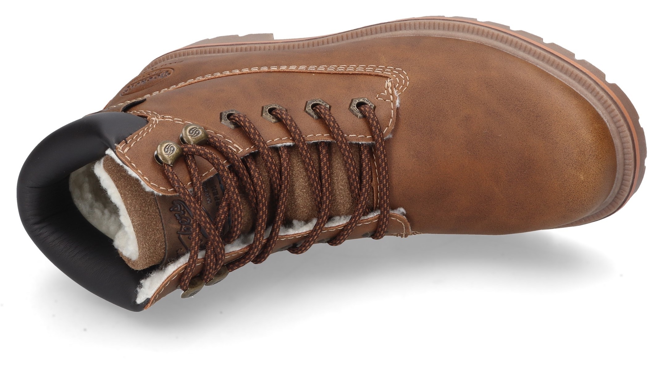 Dockers by Gerli Schnürboots, Hikin Boots, Trekking Stiefel, Schnürstiefel mit Warmfutter