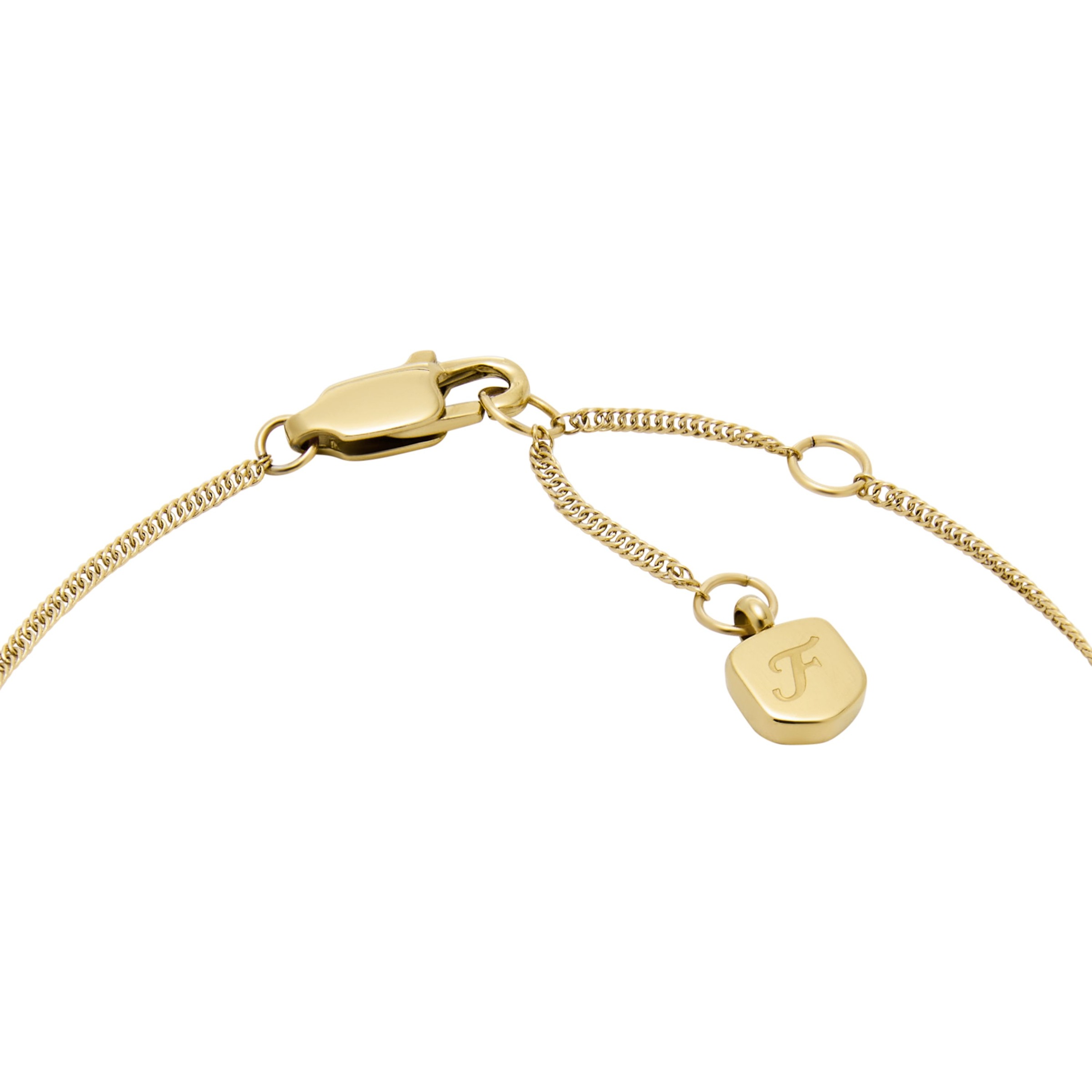 Fossil Armband »Schmuck Geschenk Edelstahl JEWELRY Herz«, mit Malachit