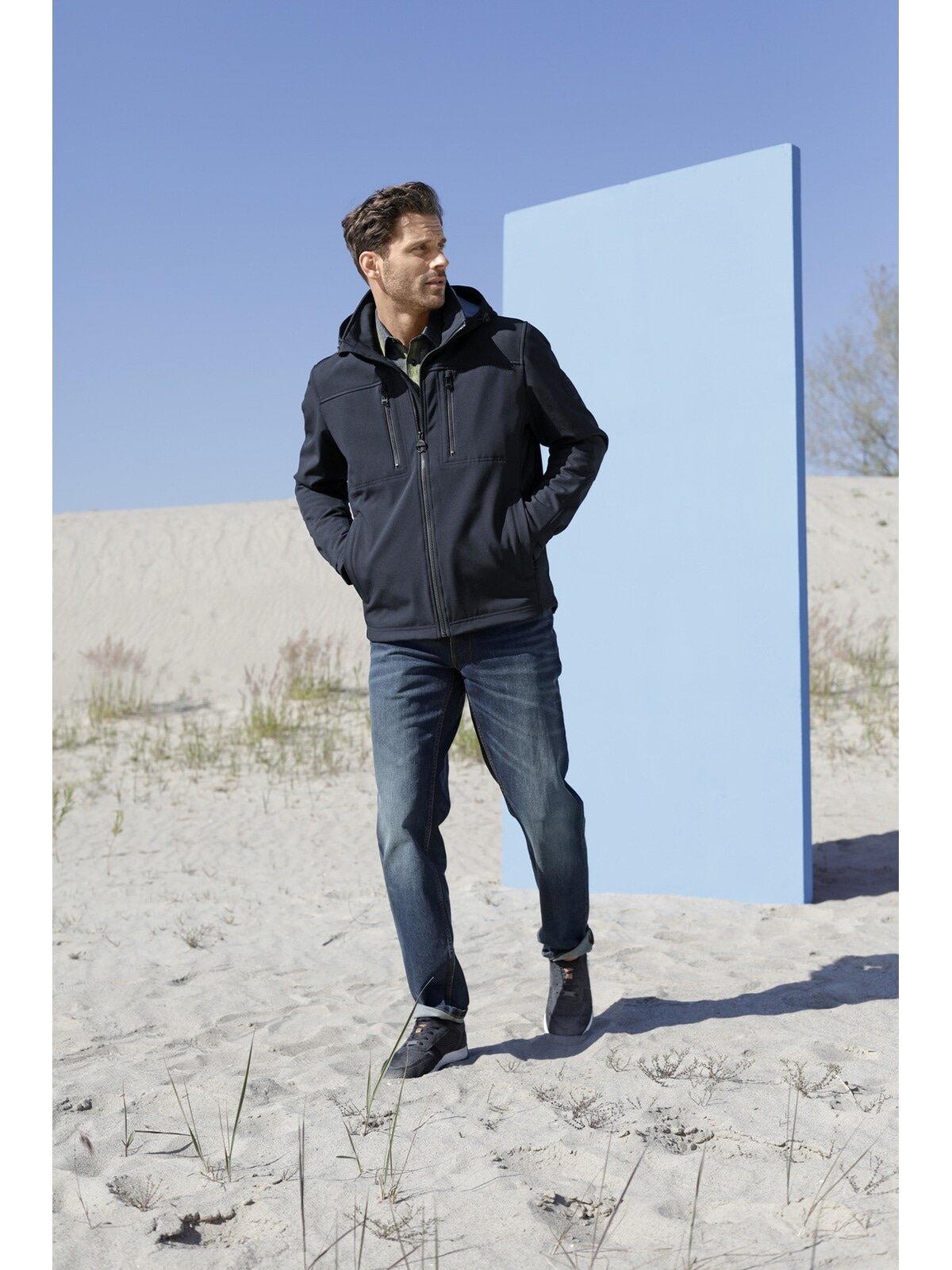 Babista Softshelljacke »Jacke ROBZIMO«, (1 St.), mit anpassbarer Kapuze
