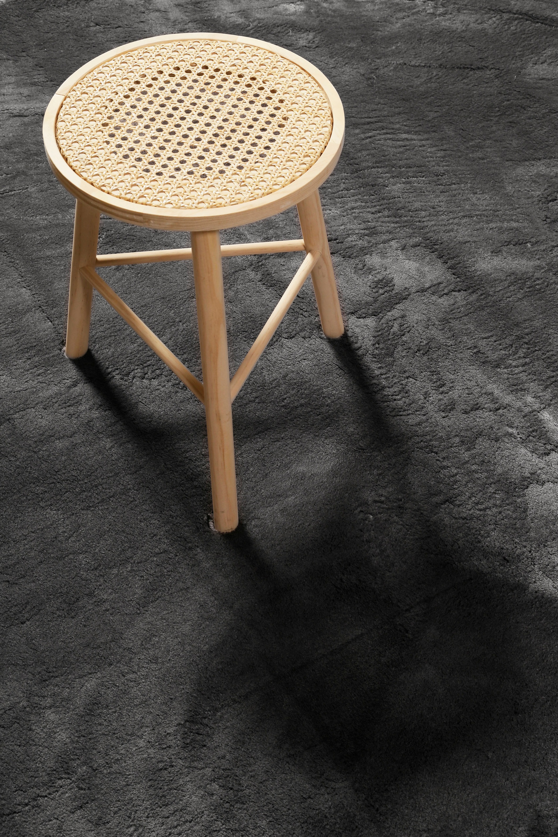 Homie Living Teppich »Lago«, rund, 19 mm Höhe, Kurzflor, Uni Farben, ideal im Wohnzimmer & Schlafzimmer